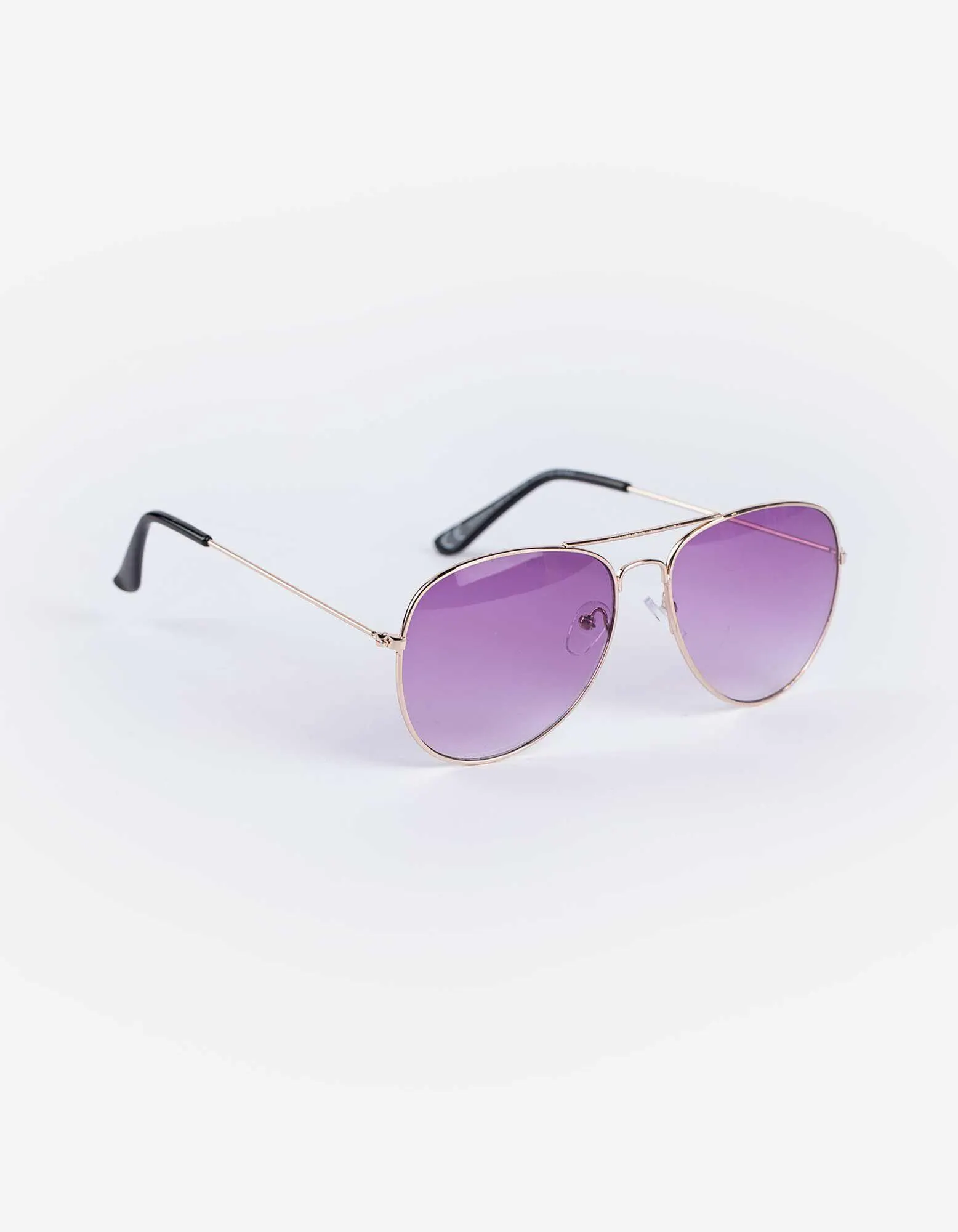 Pilotenbrille - Metallic-Details - goldfarben