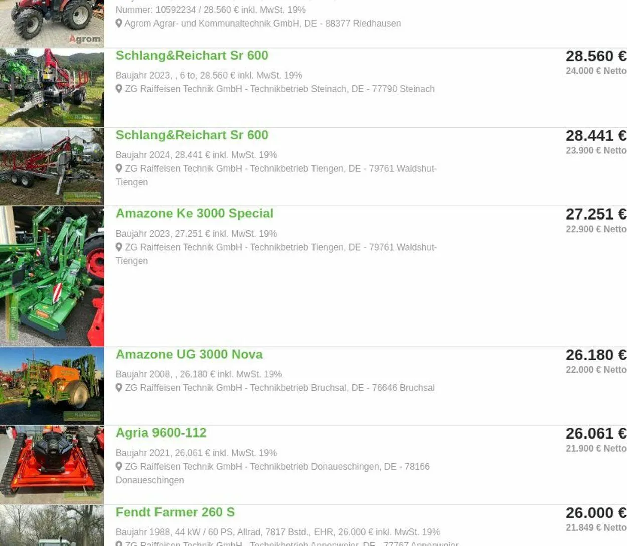 ZG Raiffeisen Aktueller Prospekt von 24. März bis 2. April 2025 - Prospekt seite 15