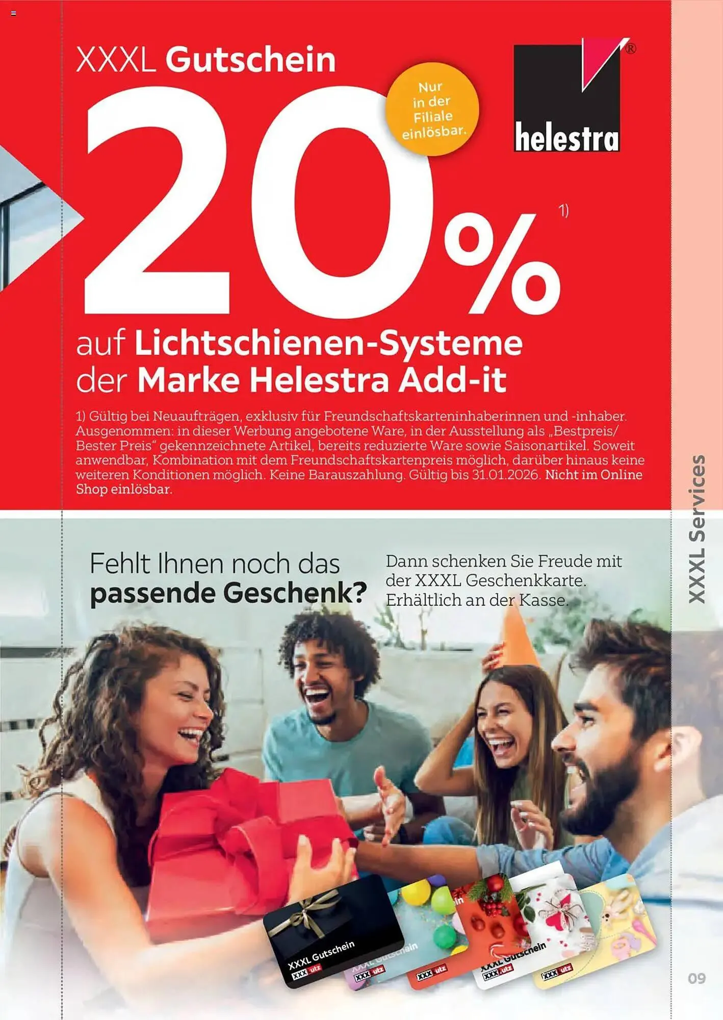 XXXLutz Prospekt von 1. August bis 31. Januar 2026 - Prospekt seite 9