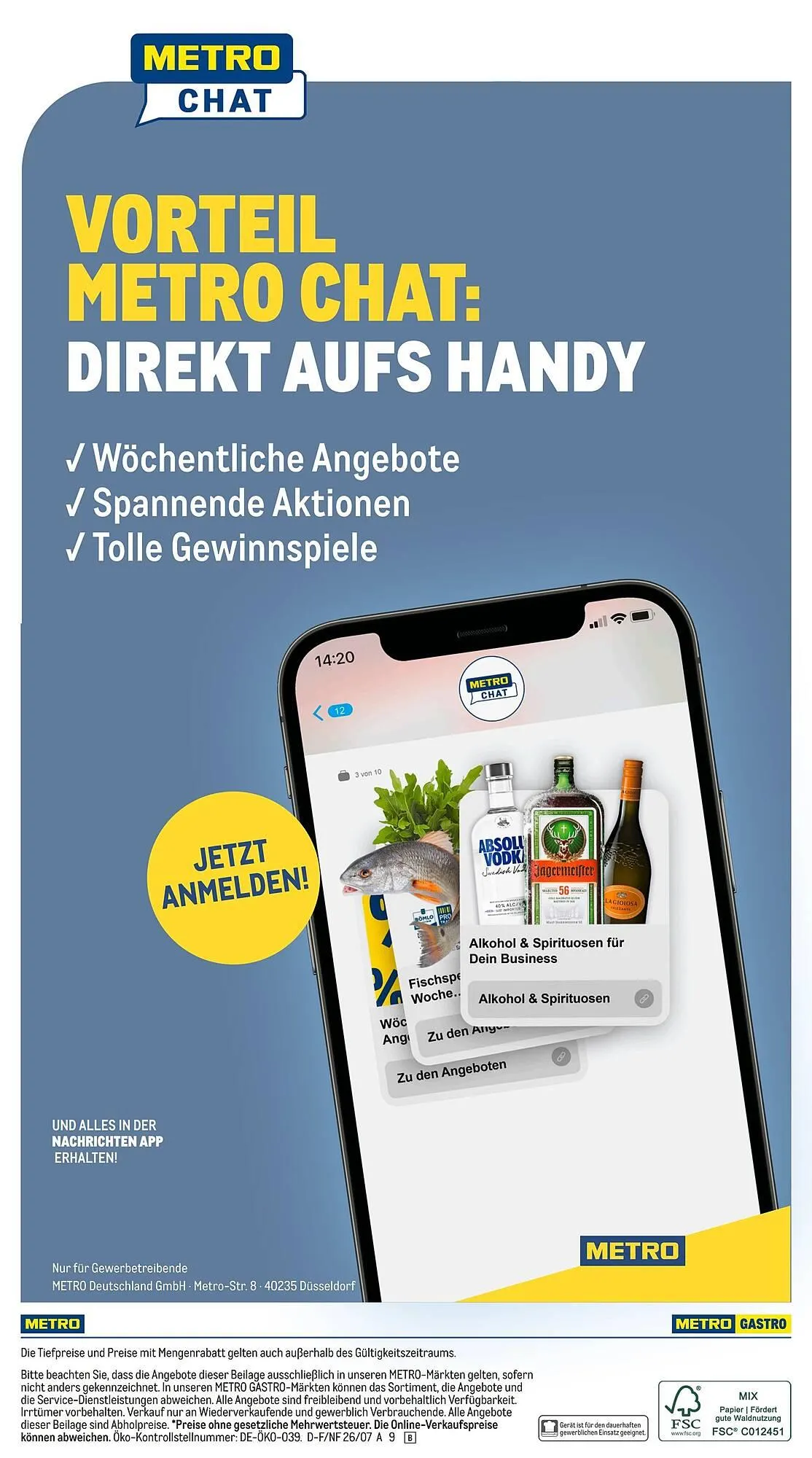 METRO Prospekt von 1. Juli bis 1. August 2026 - Prospekt seite 41