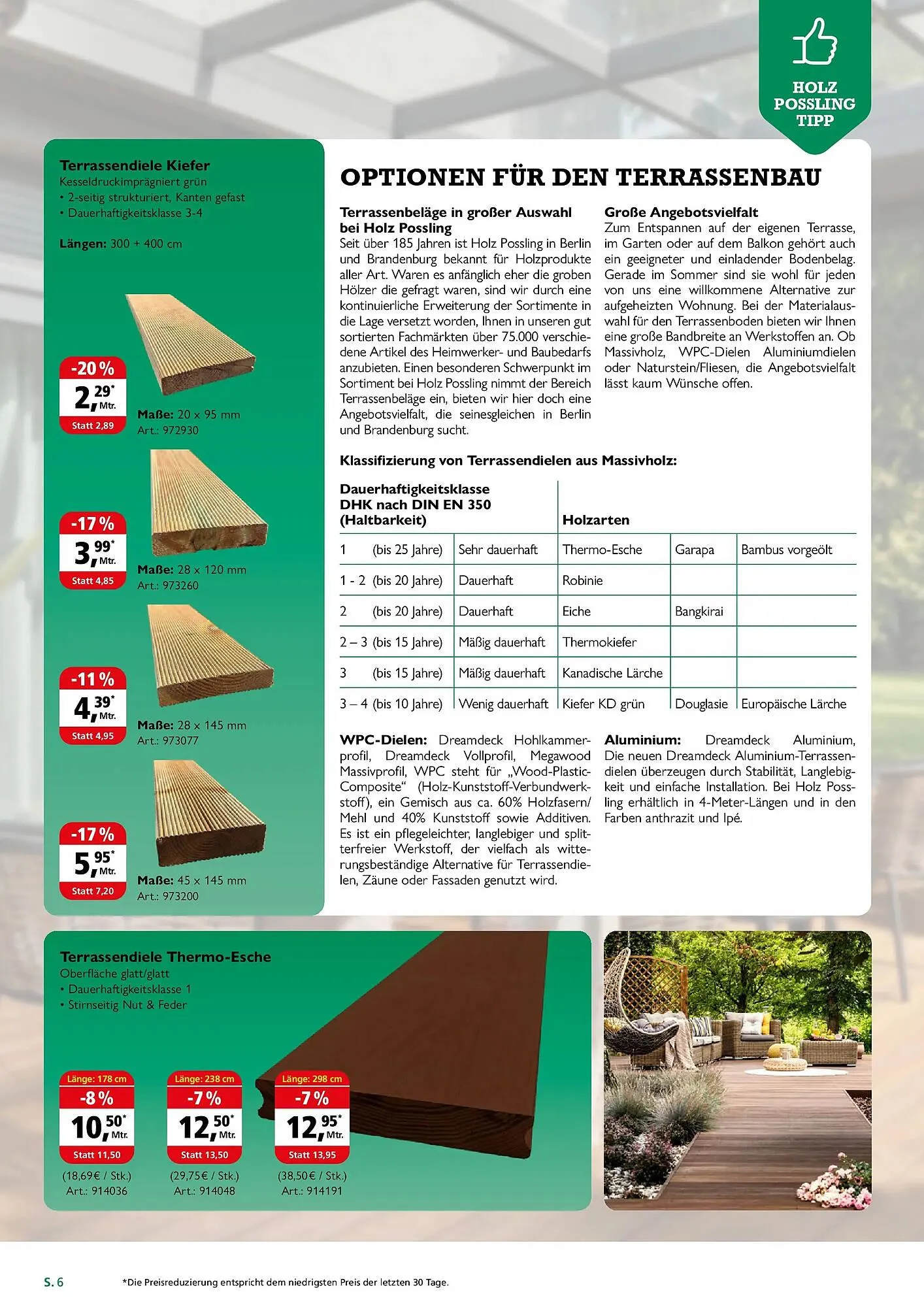 Holz Possling Prospekt von 19. April bis 2. Mai 2026 - Prospekt seite 6