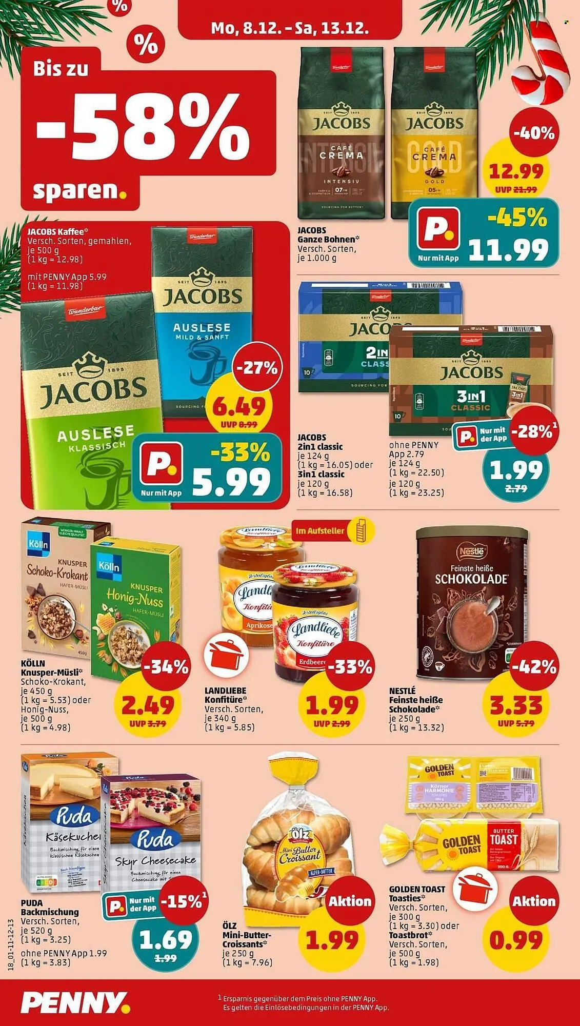 PENNY Prospekt von 8. Dezember bis 13. Dezember 2025 - Prospekt seite 22