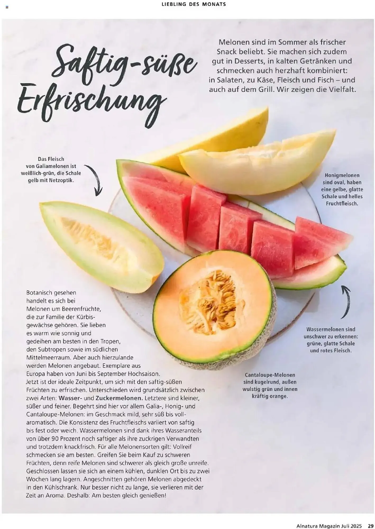 Alnatura Prospekt von 1. Juli bis 31. Juli 2025 - Prospekt seite 29