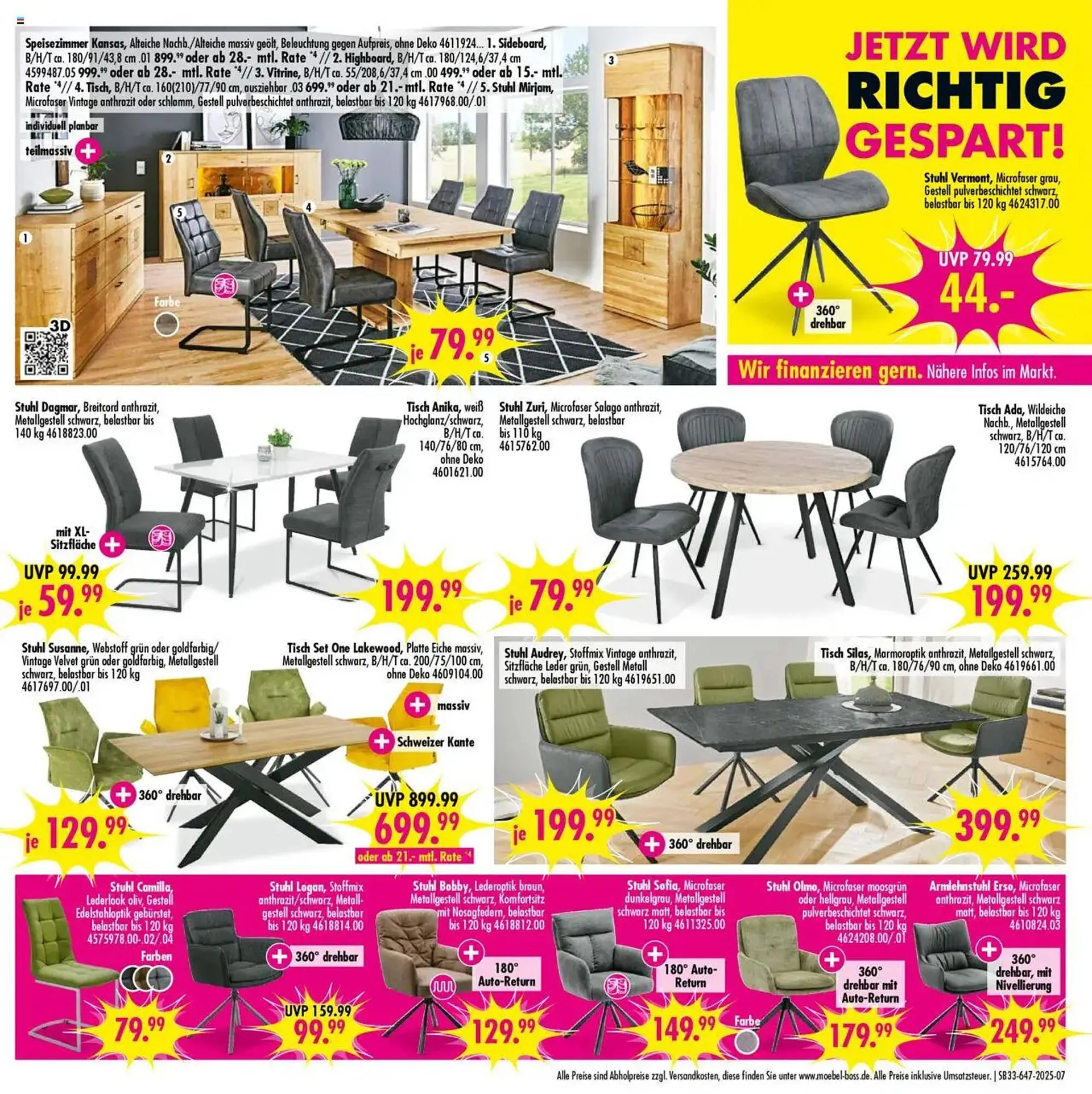 Möbel Boss Prospekt von 9. August bis 22. August 2025 - Prospekt seite 7