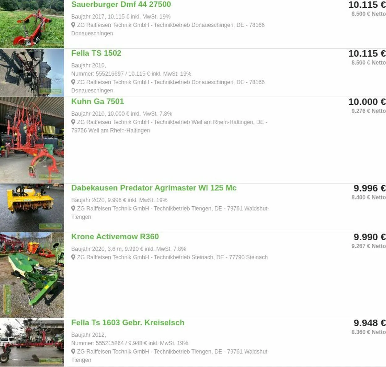 ZG Raiffeisen Aktueller Prospekt von 14. April bis 23. April 2025 - Prospekt seite 21