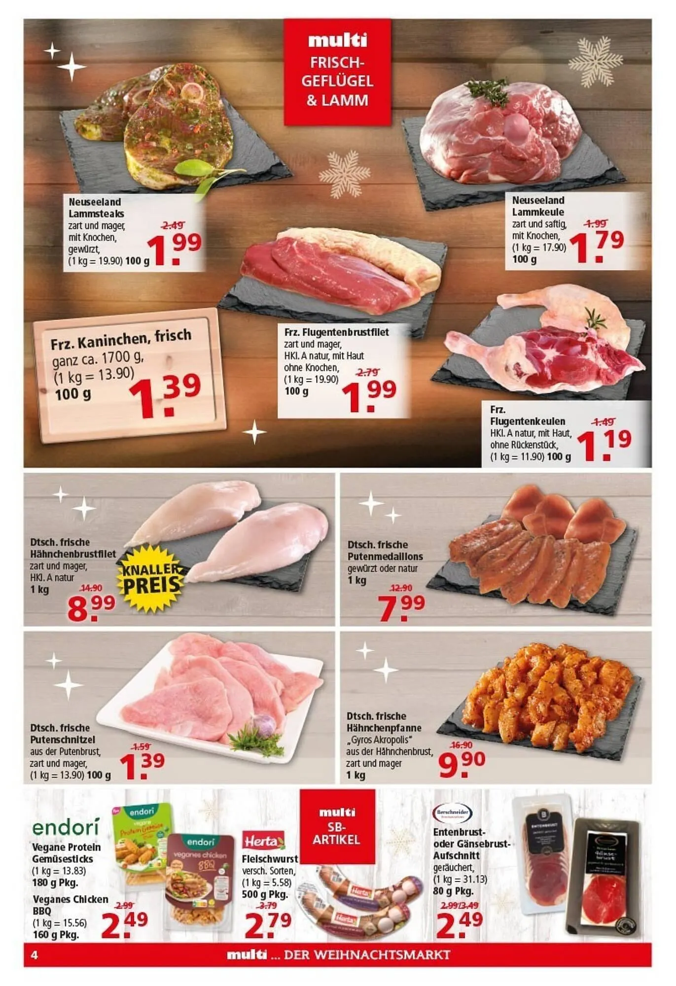 Multi Markt Prospekt von 15. Dezember bis 20. Dezember 2025 - Prospekt seite 4