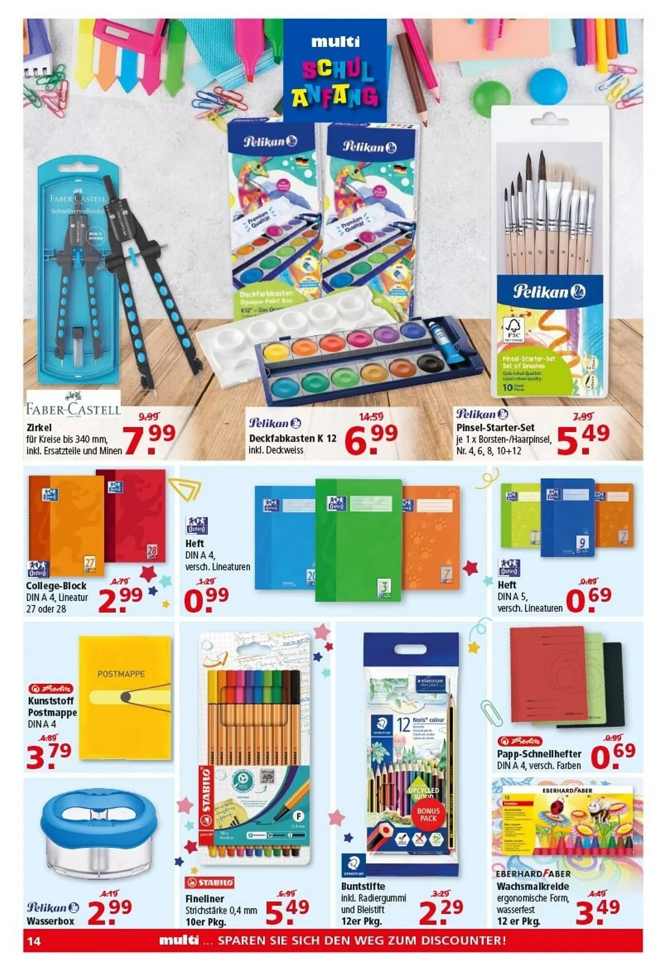 Multi Markt Prospekt von 28. Juli bis 2. August 2025 - Prospekt seite 14