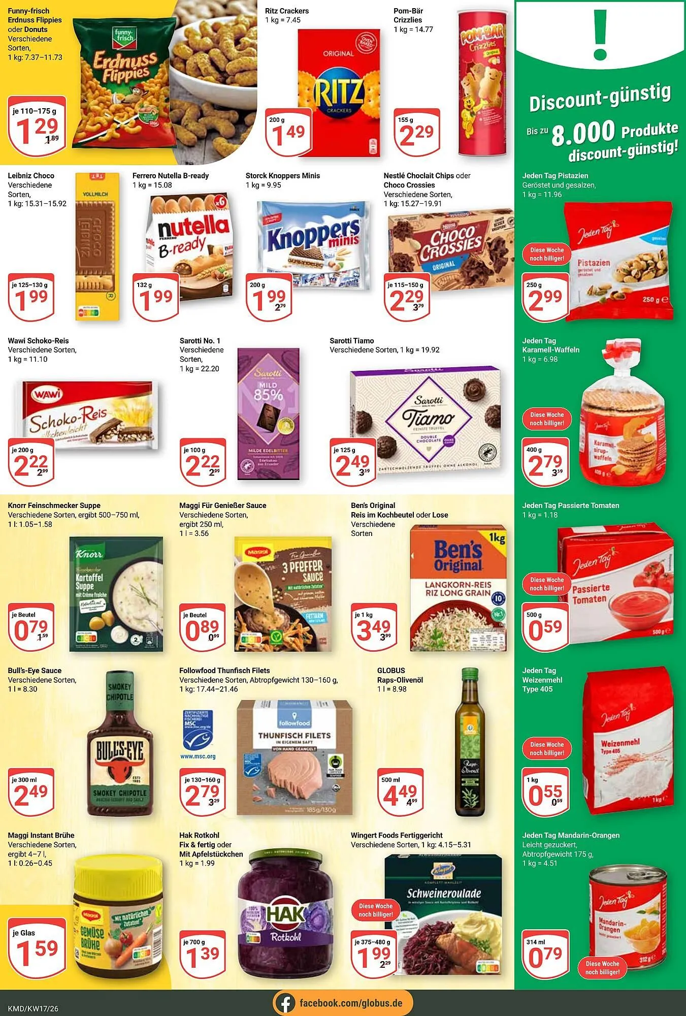 Globus Prospekt von 20. April bis 25. April 2026 - Prospekt seite 17