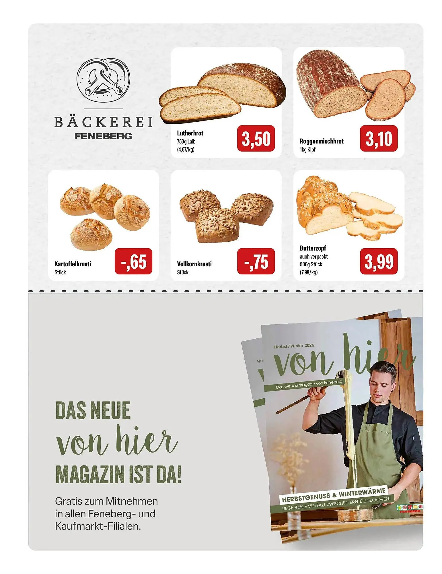 Feneberg Prospekt von 30. Oktober bis 1. November 2025 - Prospekt seite 4