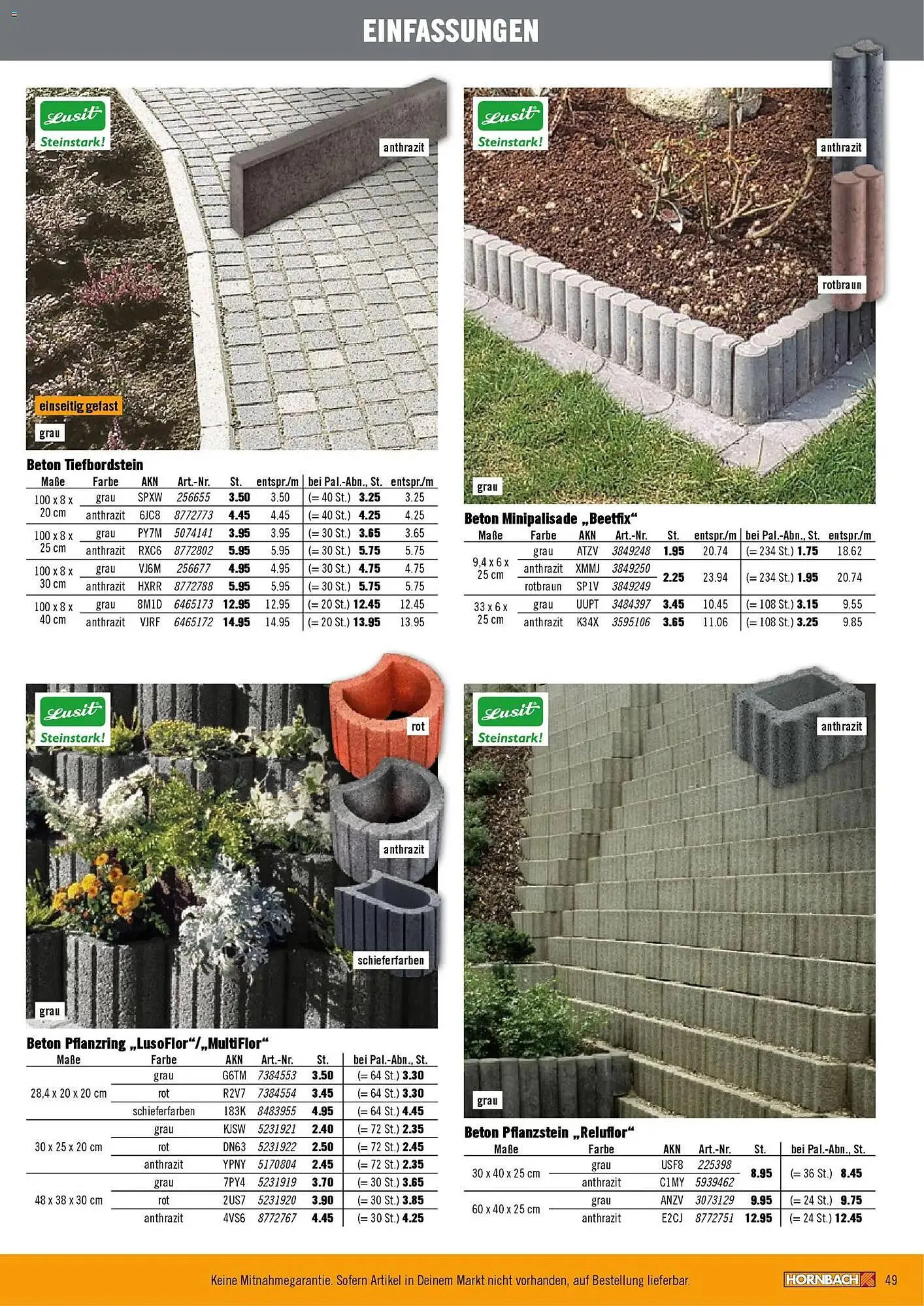 Hornbach Prospekt von 12. Februar bis 31. Dezember 2026 - Prospekt seite 49