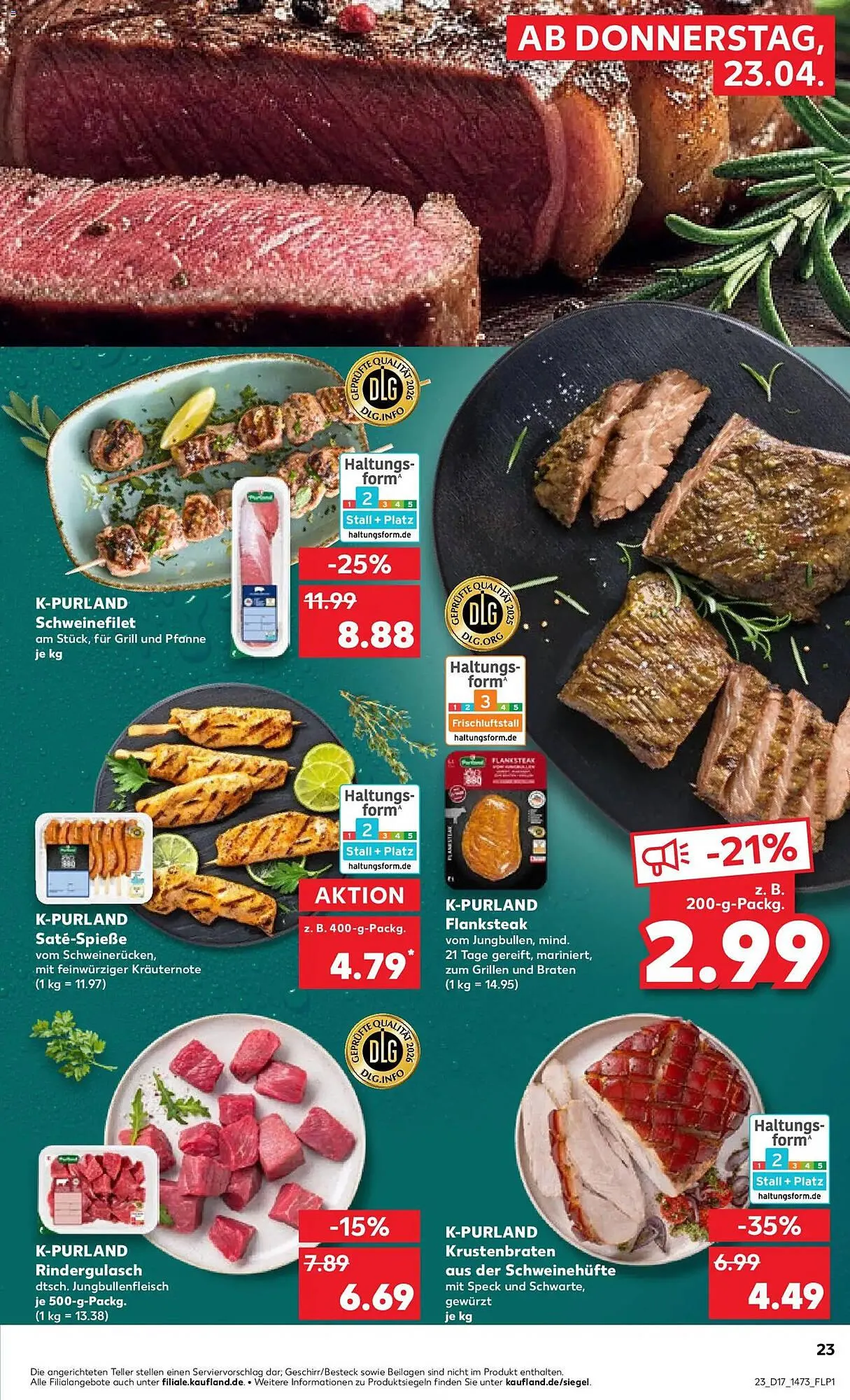 Kaufland Prospekt von 23. April bis 29. April 2026 - Prospekt seite 23