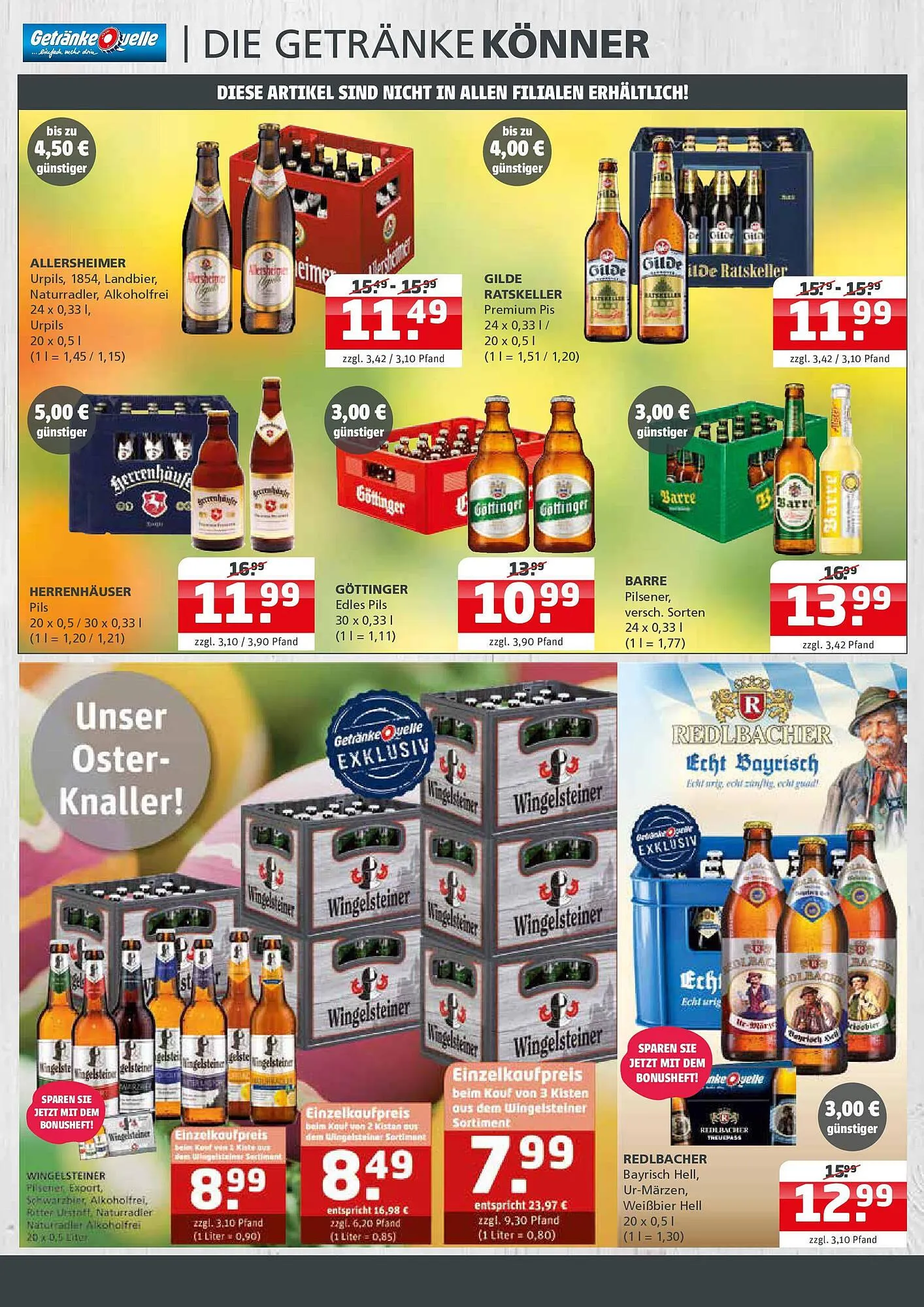 Getränke Quelle Prospekt von 13. April bis 26. April 2025 - Prospekt seite 2