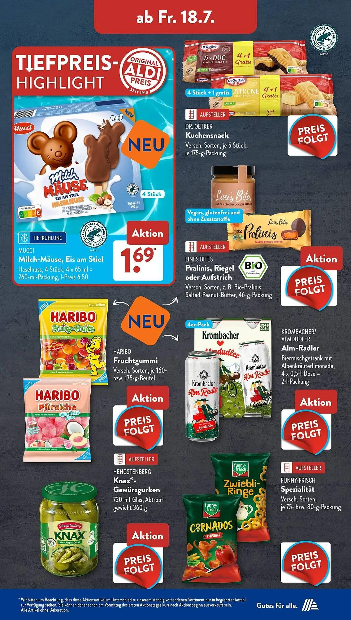 Aldi Süd Prospekt von 14. Juli bis 20. Juli 2025 - Prospekt seite 15