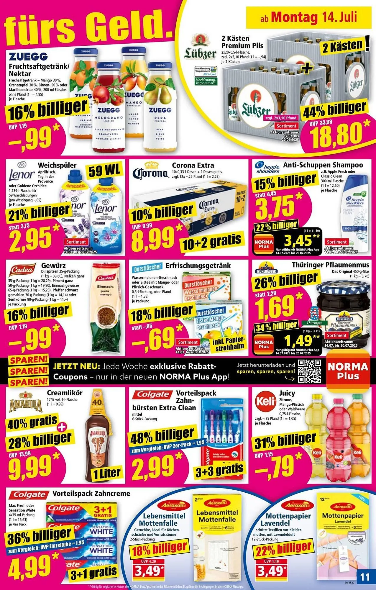 Norma Prospekt von 14. Juli bis 20. Juli 2025 - Prospekt seite 11