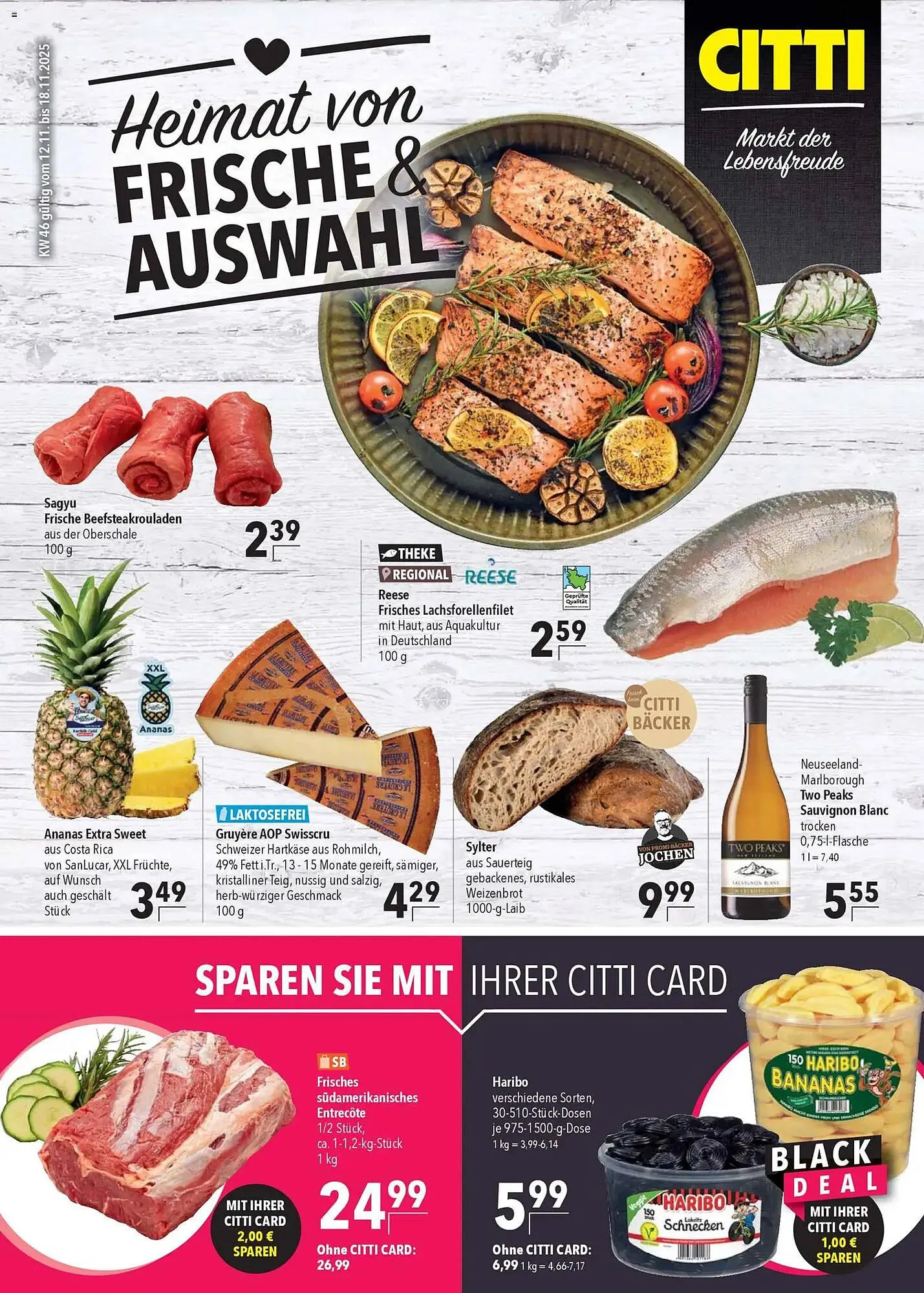 CITTI Markt Prospekt von 12. November bis 18. November 2025 - Prospekt seite 1