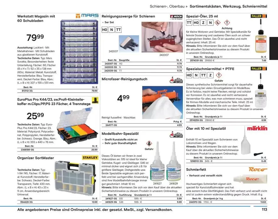 Modellbahn Katalog von 29. Oktober bis 31. Dezember 2025 - Prospekt seite 115