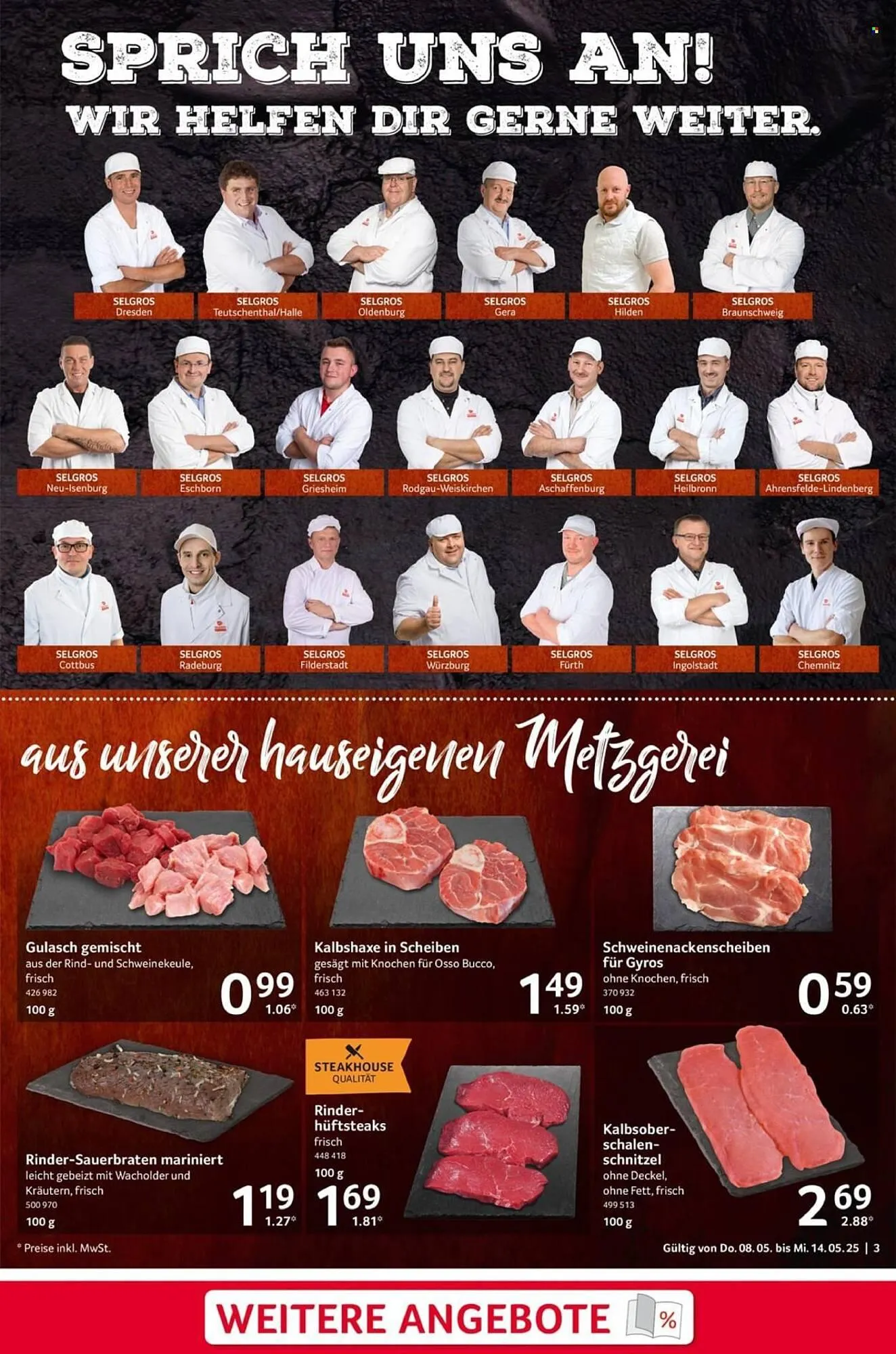 Selgros Prospekt von 8. Mai bis 14. Mai 2025 - Prospekt seite 3