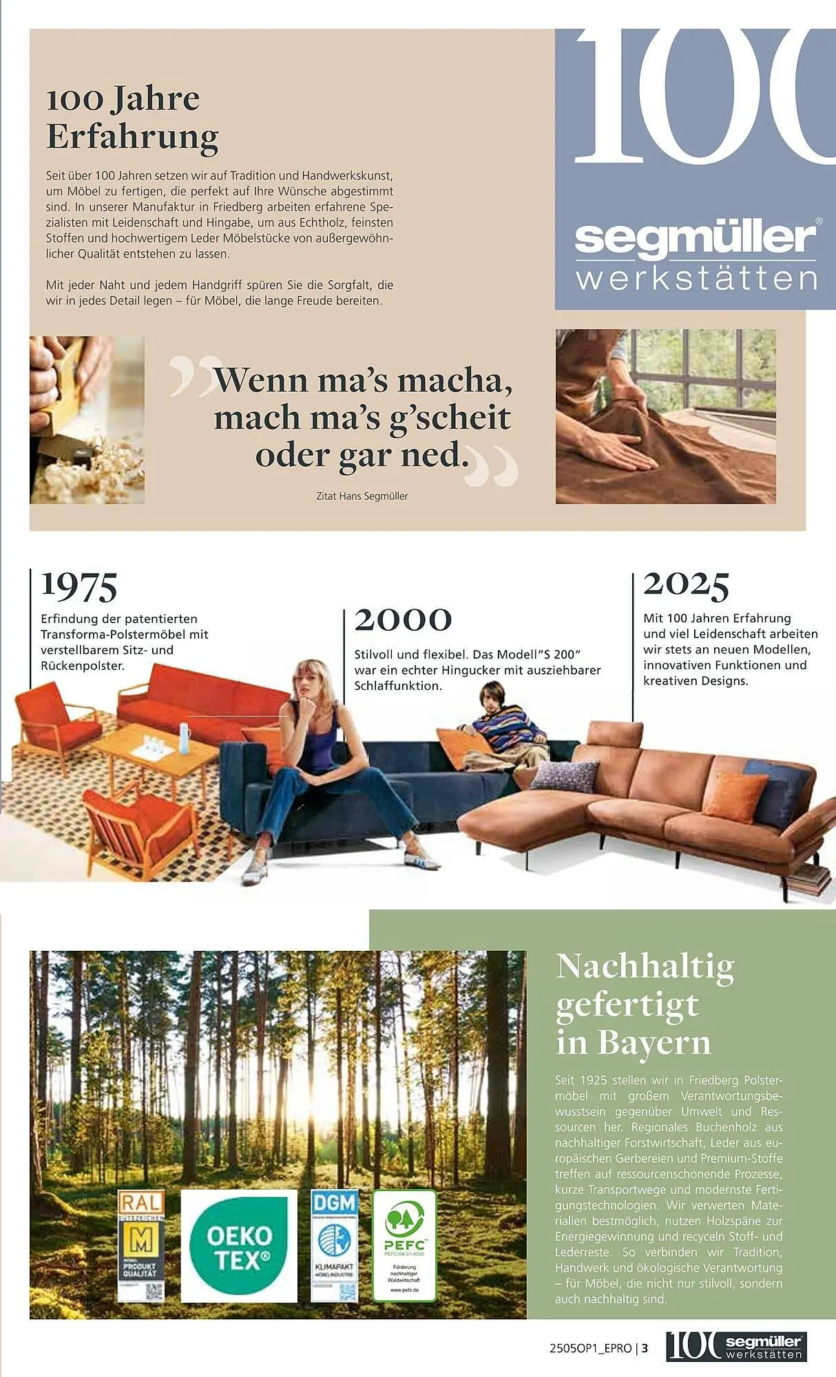 Segmüller Prospekt von 24. Mai bis 31. August 2025 - Prospekt seite 3