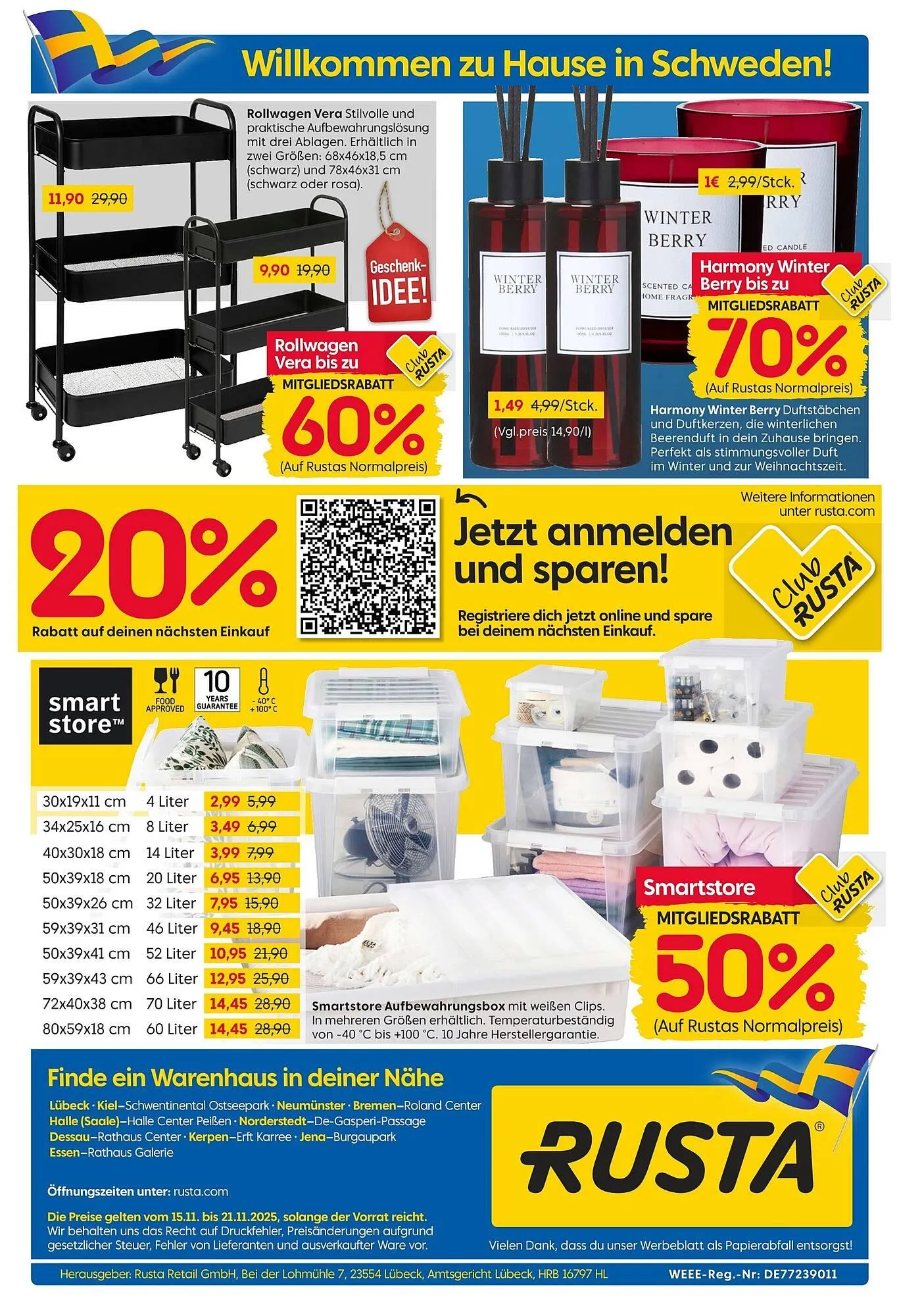 Rusta Prospekt von 15. November bis 21. November 2025 - Prospekt seite 20