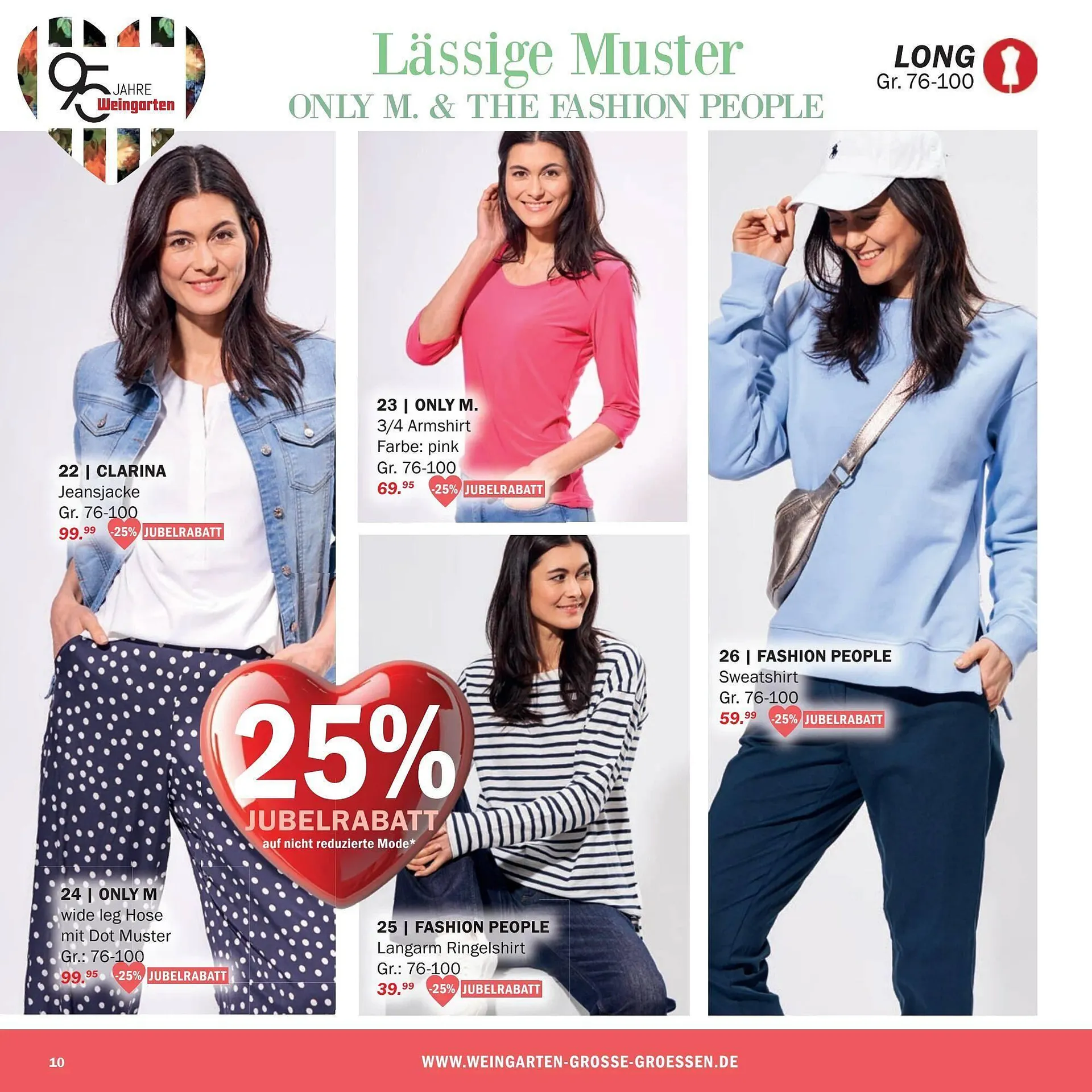 Modehaus Weingarten Prospekt von 2. April bis 1. Juni 2025 - Prospekt seite 10