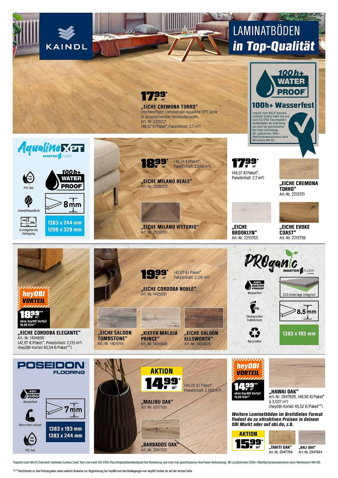 OBI Prospekt von 15. Juli bis 31. Juli 2025 - Prospekt seite 19