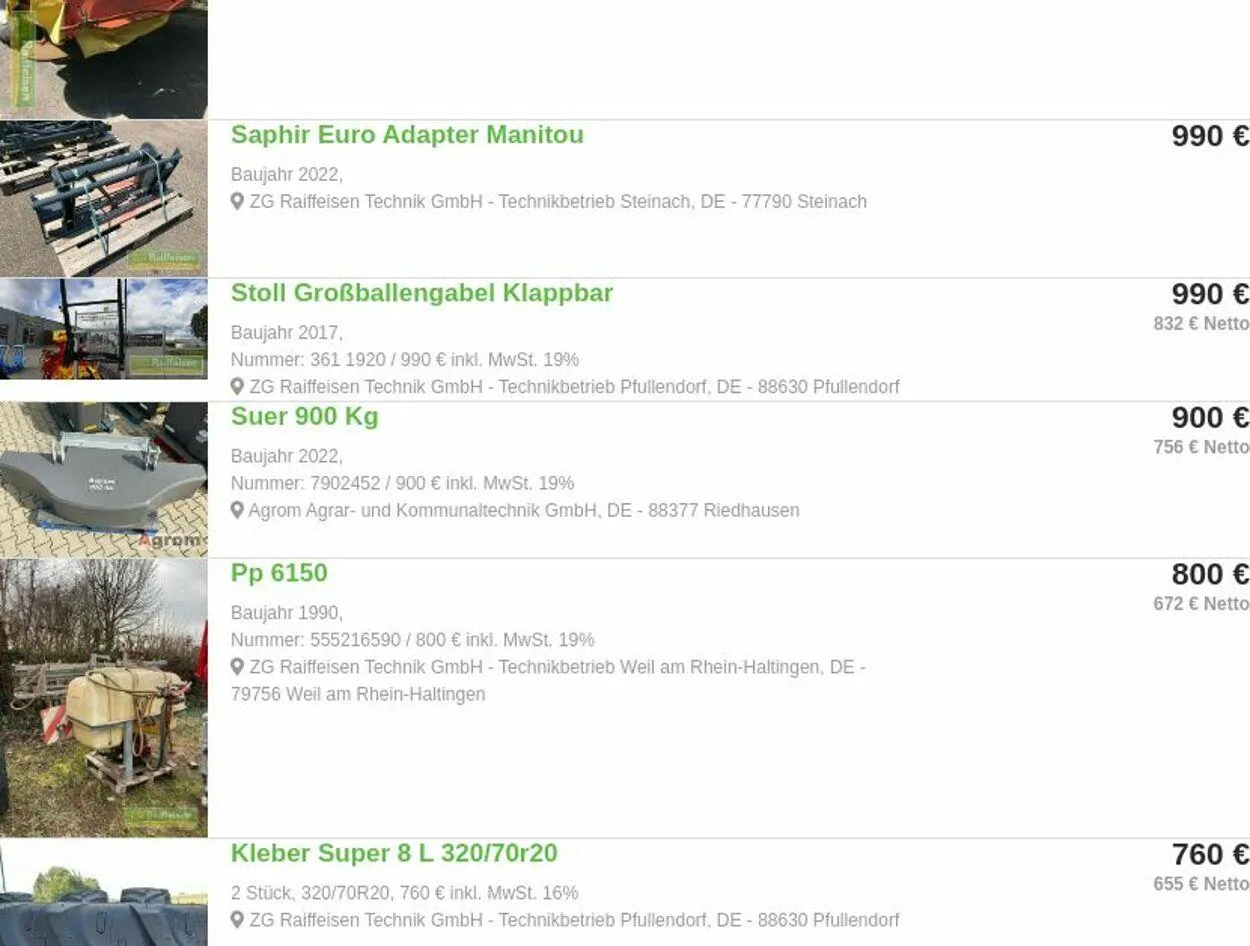 ZG Raiffeisen Aktueller Prospekt von 24. März bis 2. April 2025 - Prospekt seite 42