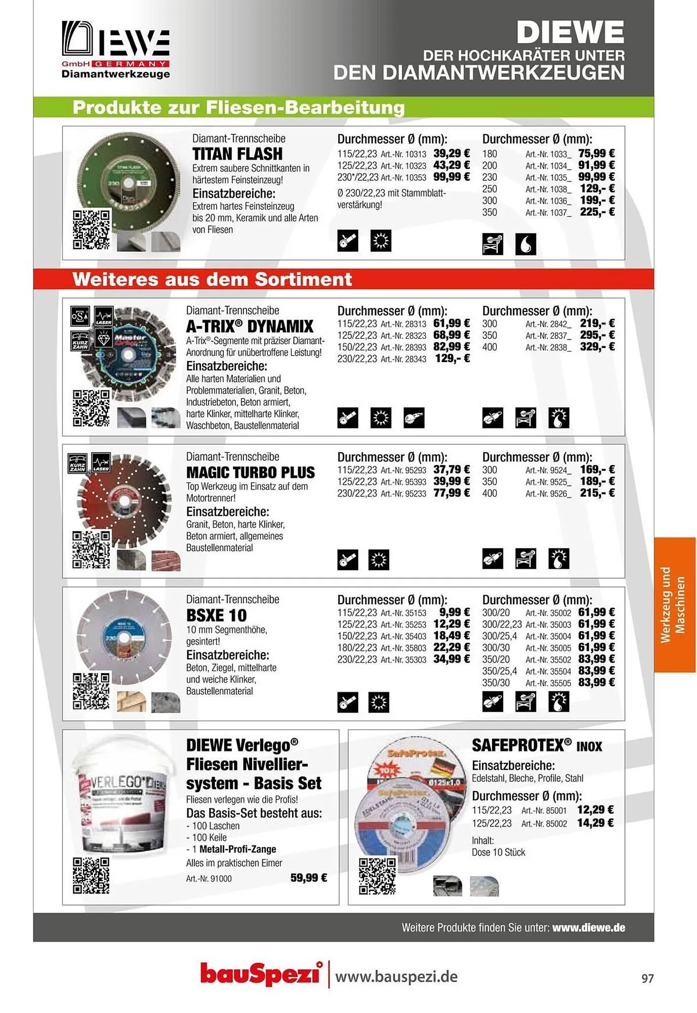 BauSpezi Prospekt von 15. April bis 31. Dezember 2026 - Prospekt seite 99