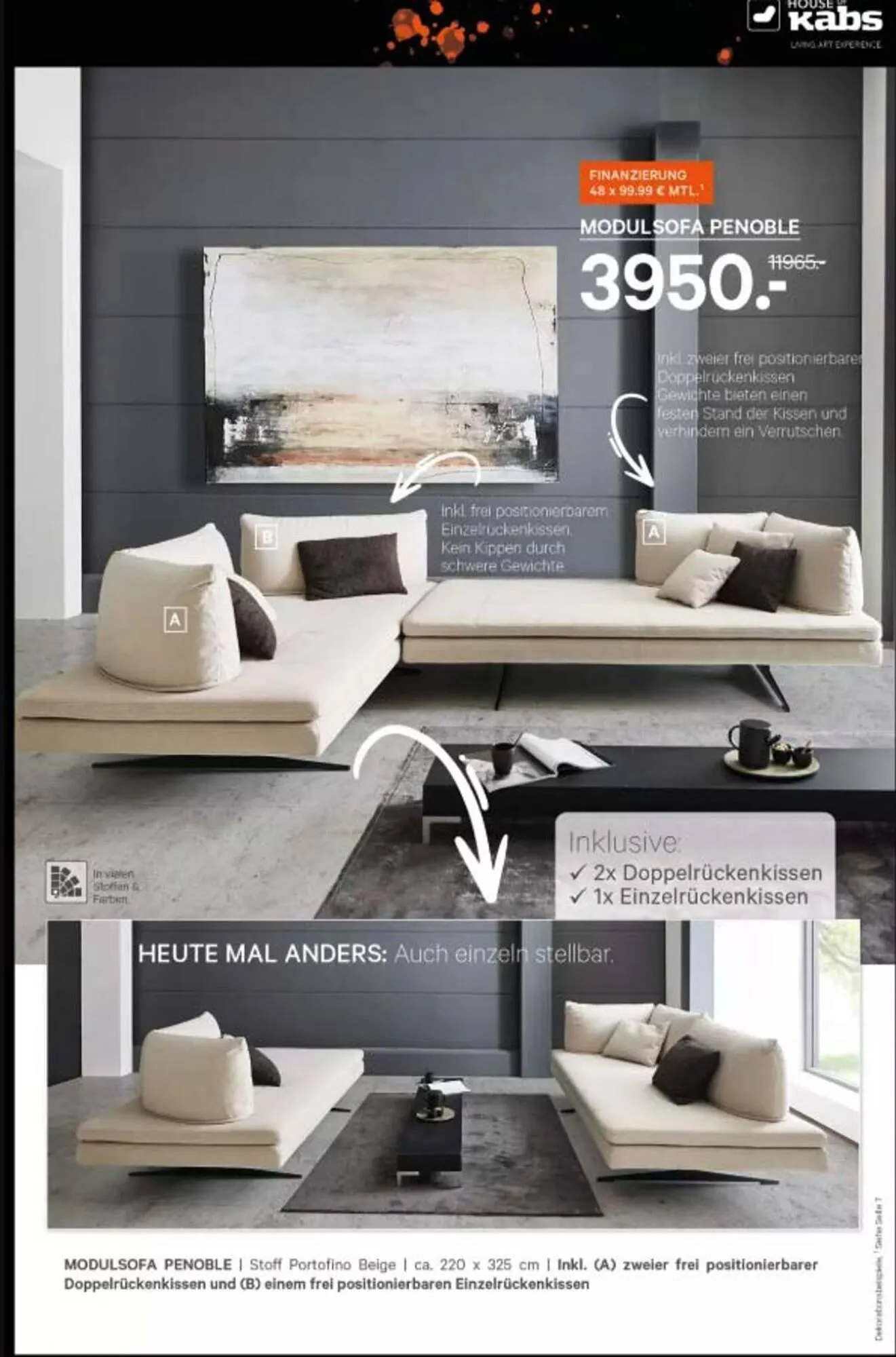 Kabs Polsterwelt Prospekt von 10. November bis 2. Dezember 2025 - Prospekt seite 6