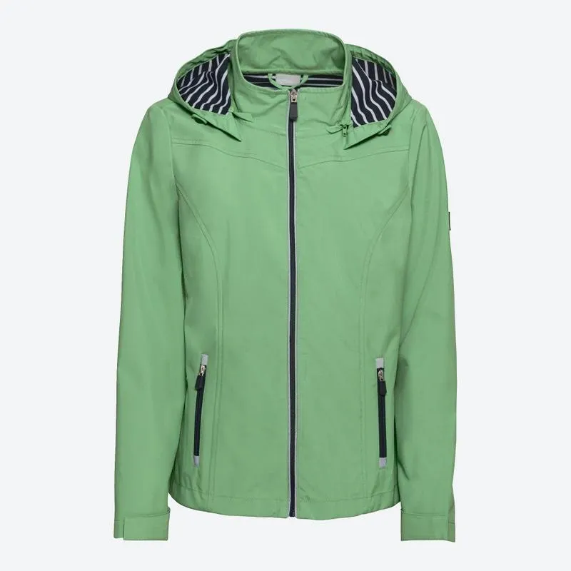 Damen-Softshelljacke mit abnehmbarer Kapuze