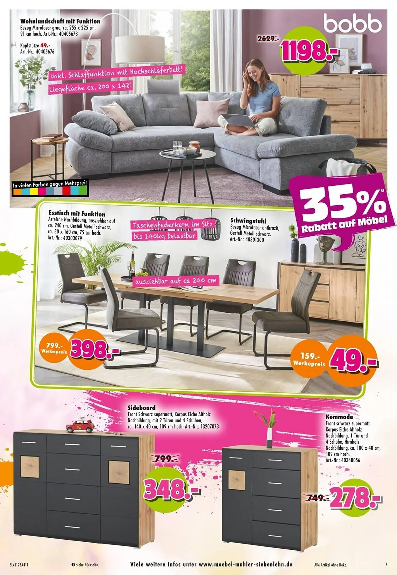 Möbel Mahler Katalog von 10. Dezember bis 30. Dezember 2025 - Prospekt seite 7