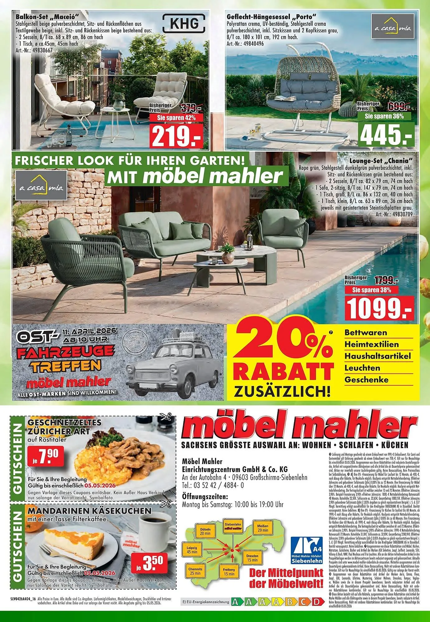 Möbel Mahler Katalog von 8. April bis 5. Mai 2026 - Prospekt seite 16
