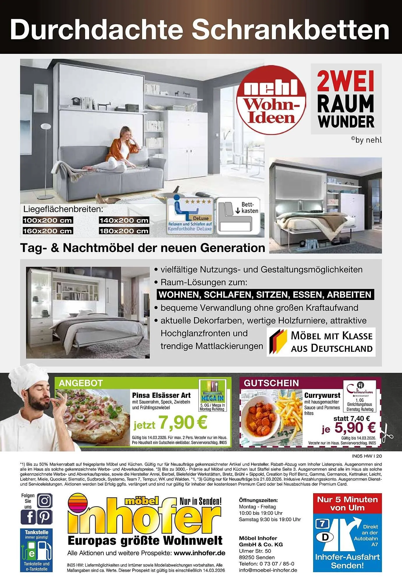 Möbel Inhofer Prospekt von 18. Februar bis 14. März 2026 - Prospekt seite 20