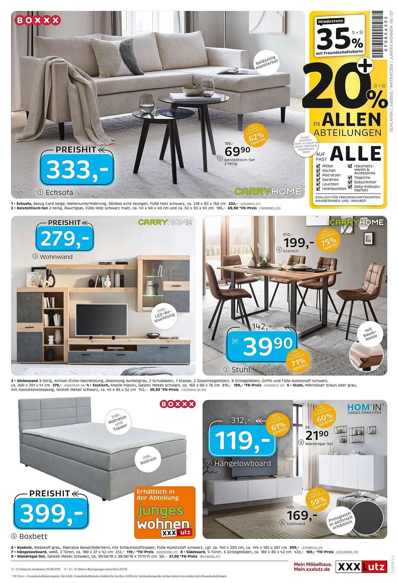 XXXLutz Prospekt von 11. August bis 17. August 2025 - Prospekt seite 7