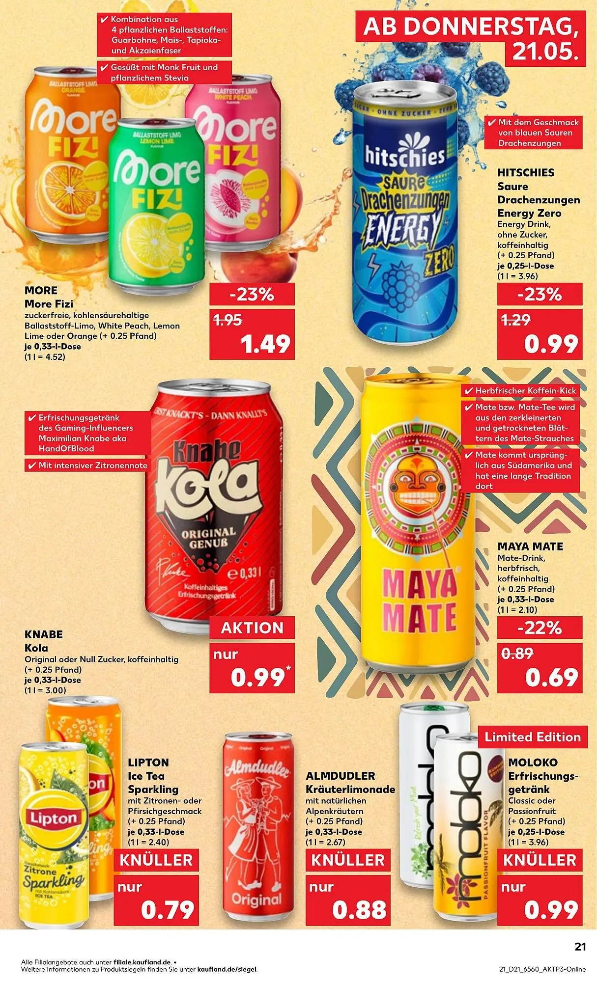 Kaufland Prospekt von 21. Mai bis 27. Mai 2026 - Prospekt seite 21