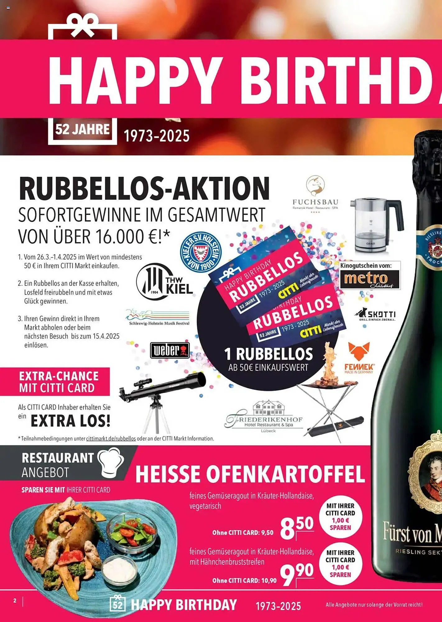CITTI Markt Prospekt von 26. März bis 1. April 2025 - Prospekt seite 2
