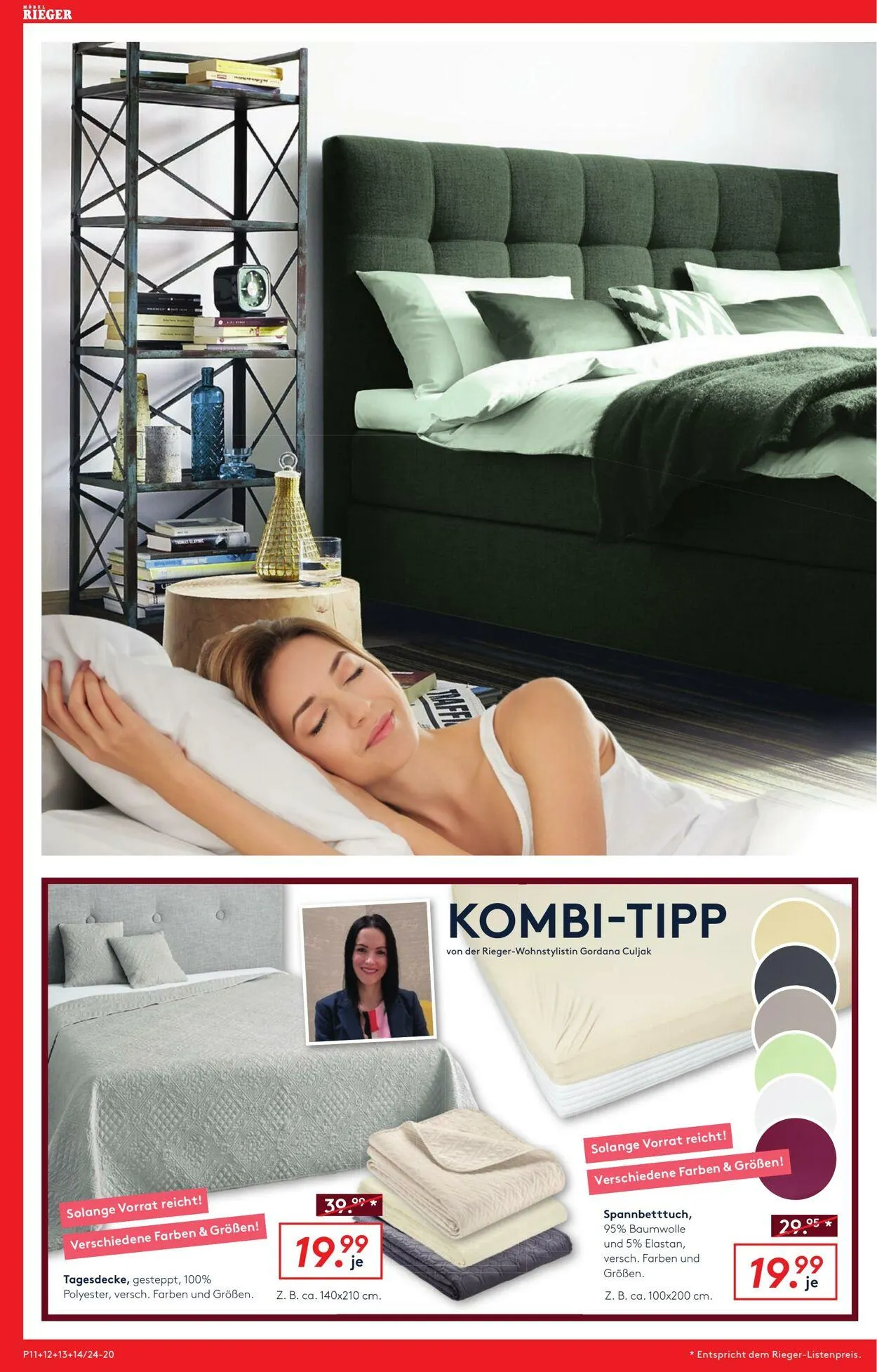 Möbel Rieger Aktueller Prospekt von 8. Oktober bis 22. Oktober 2025 - Prospekt seite 20