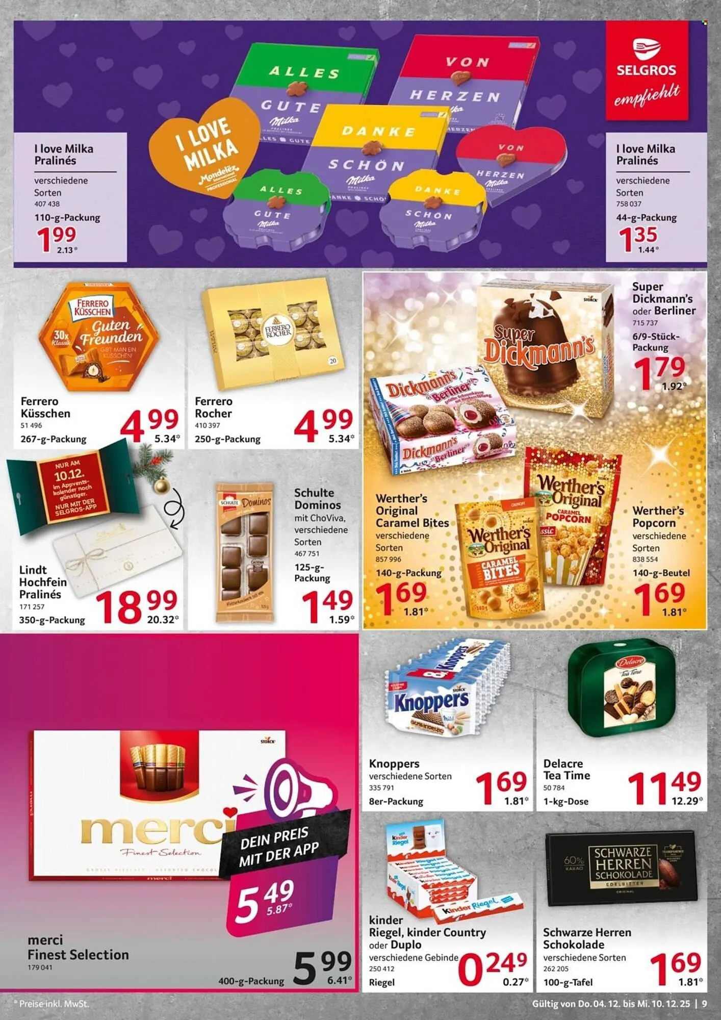 Selgros Prospekt von 4. Dezember bis 10. Dezember 2025 - Prospekt seite 9