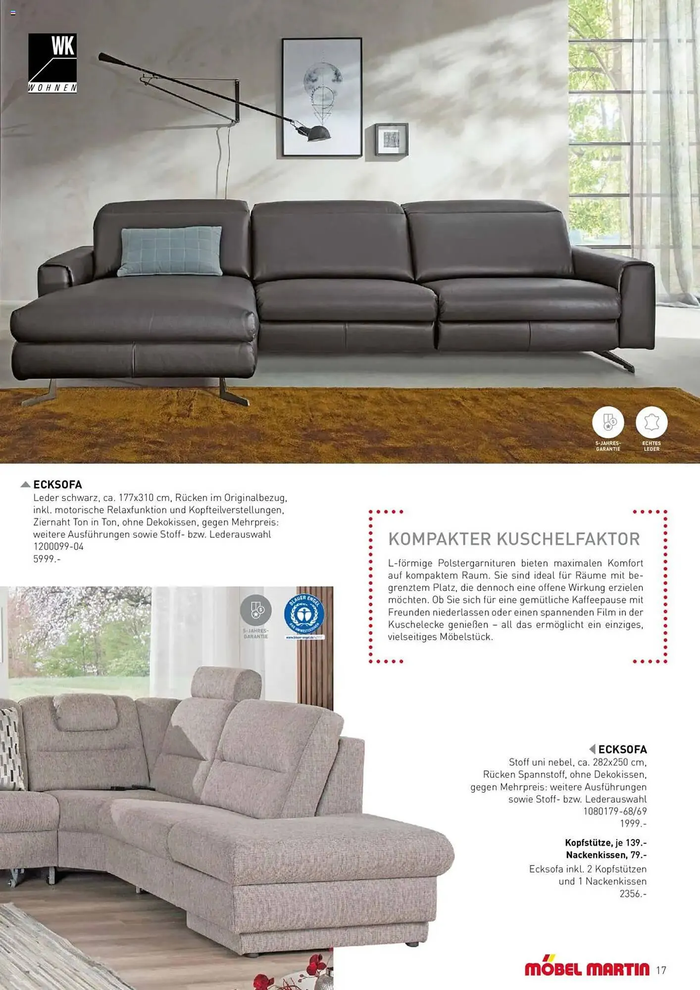 Möbel Martin Prospekt von 30. August bis 31. Dezember 2025 - Prospekt seite 17