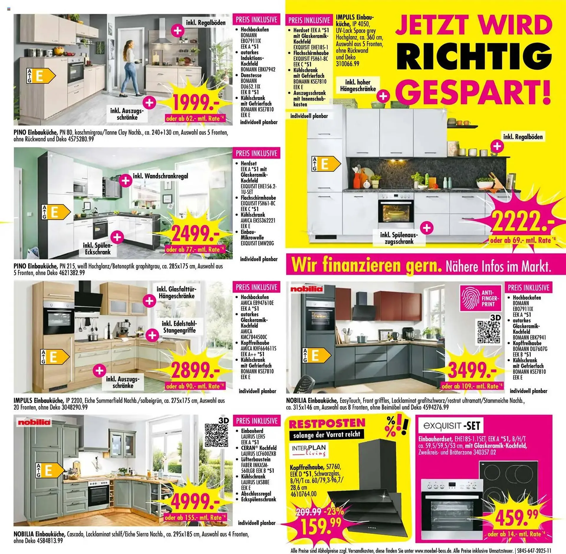 Möbel Boss Prospekt von 1. November bis 7. November 2025 - Prospekt seite 11