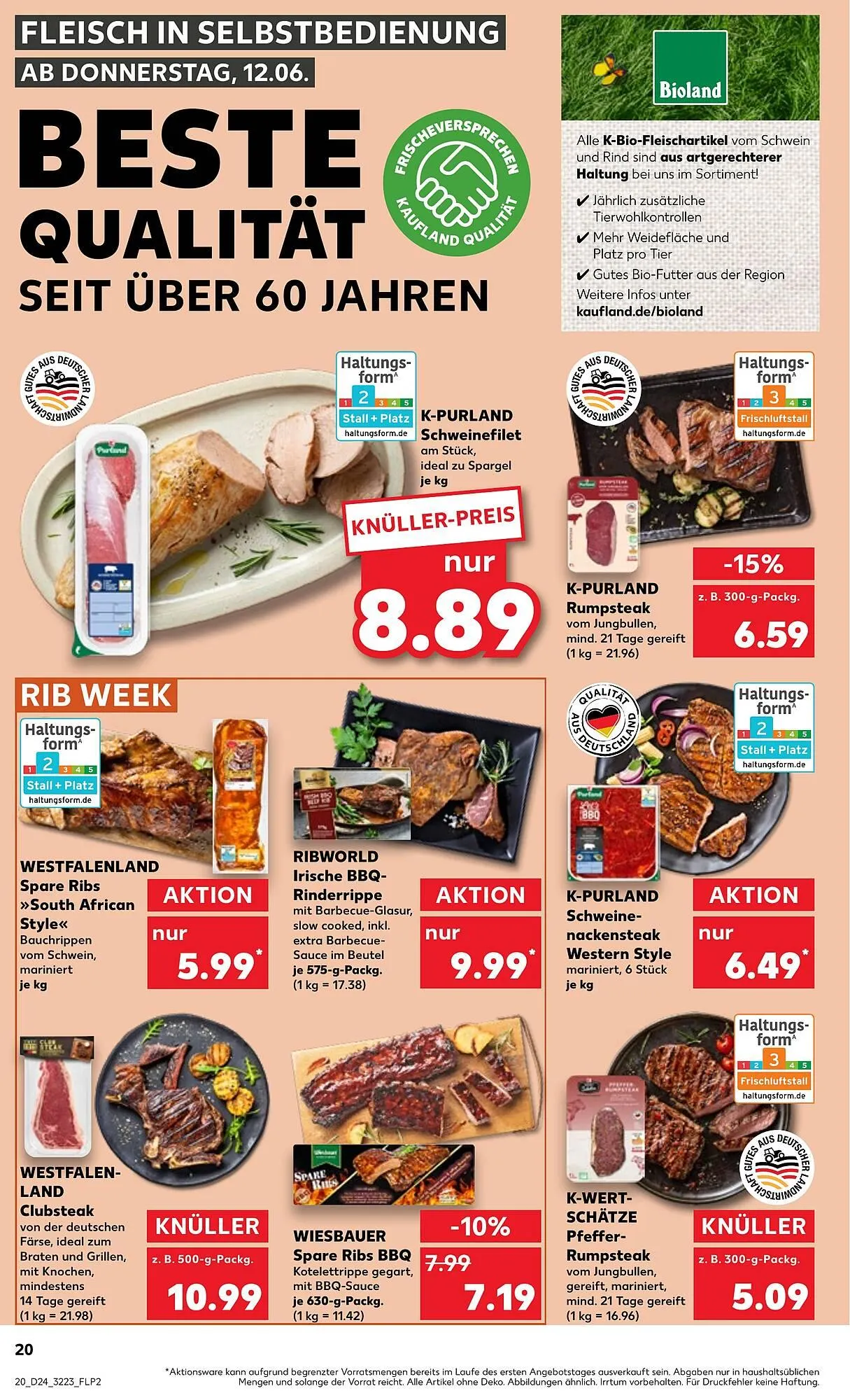 Kaufland Prospekt von 12. Juni bis 18. Juni 2025 - Prospekt seite 20