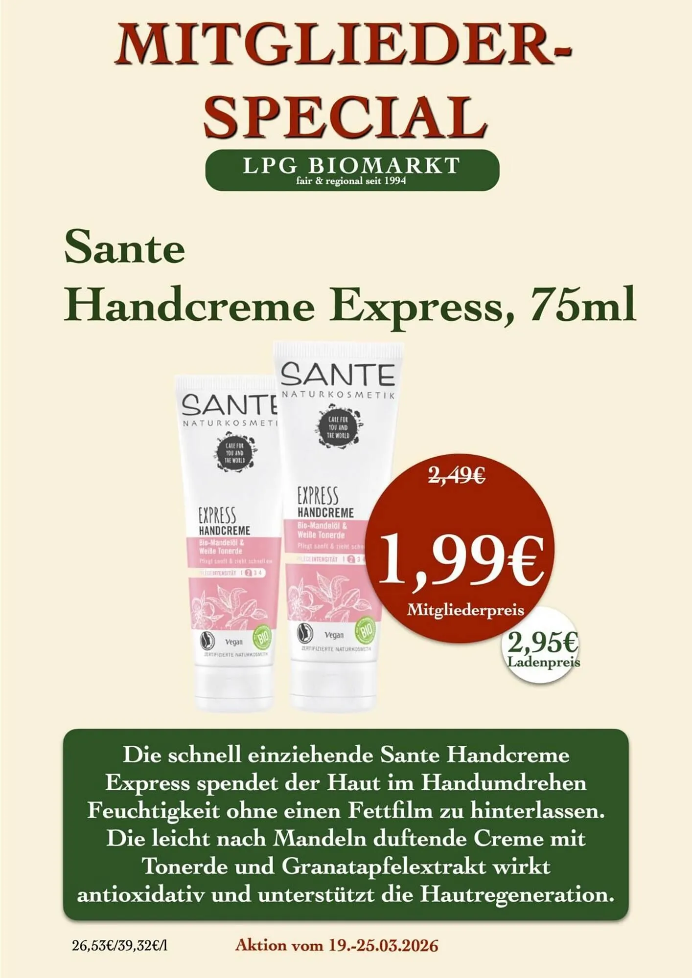 LPG Biomarkt Prospekt von 19. März bis 25. März 2026 - Prospekt seite 7