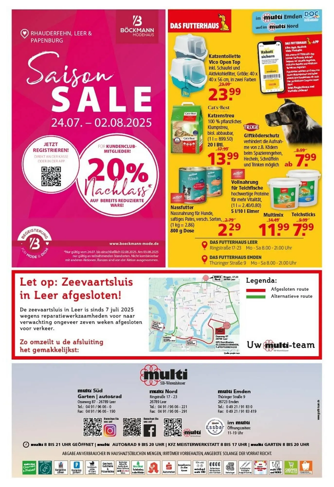 Multi Markt Prospekt von 28. Juli bis 2. August 2025 - Prospekt seite 20