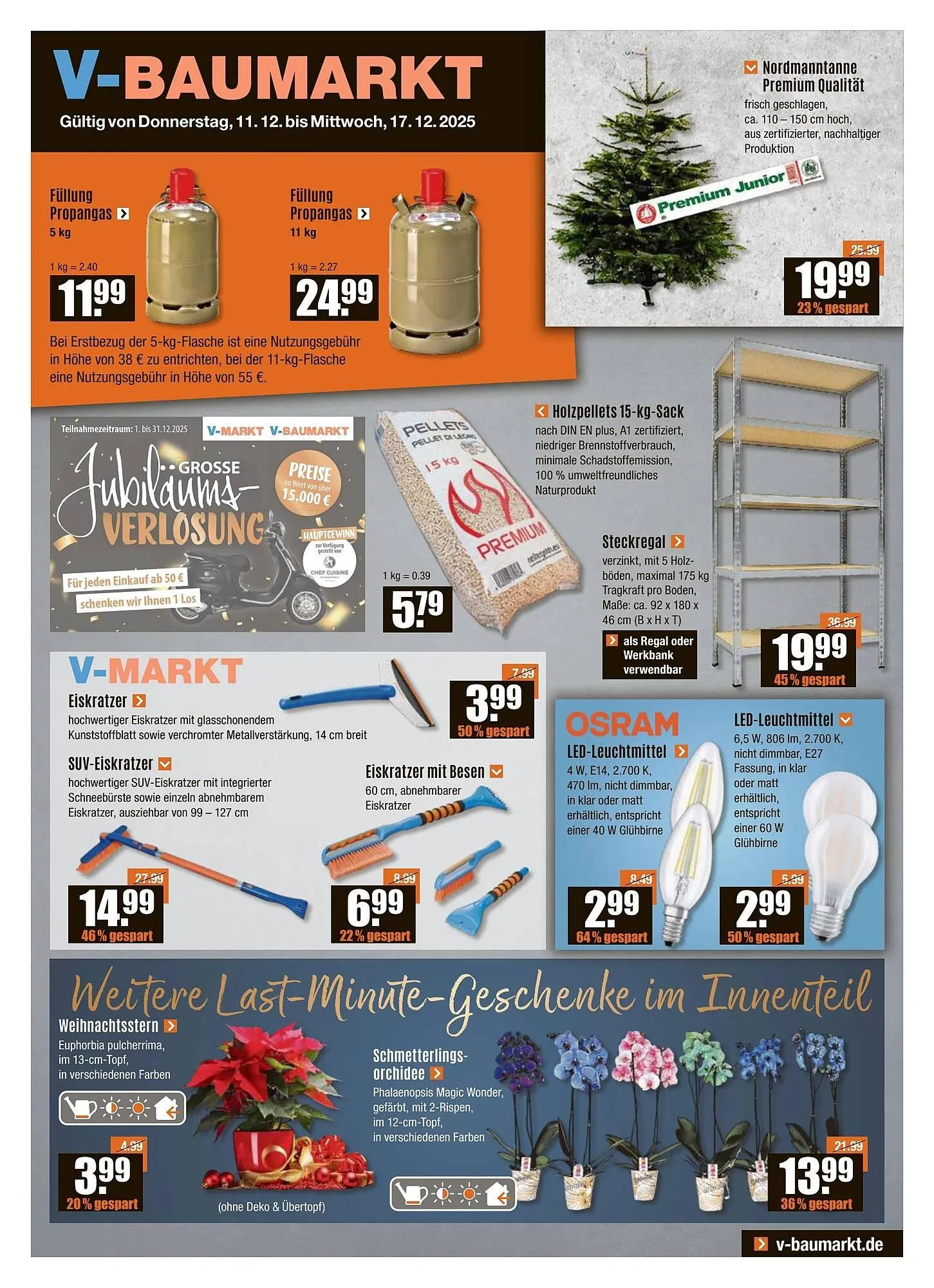 V Baumarkt Prospekt von 11. Dezember bis 18. Dezember 2025 - Prospekt seite 1