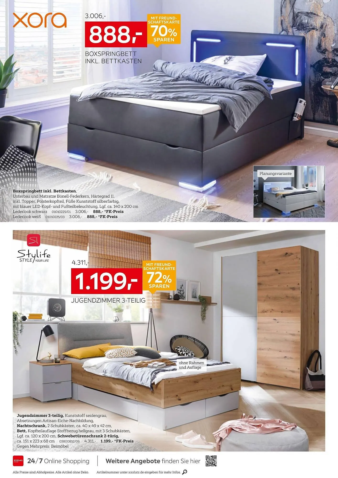 XXXLutz Prospekt von 28. Juli bis 10. August 2025 - Prospekt seite 22