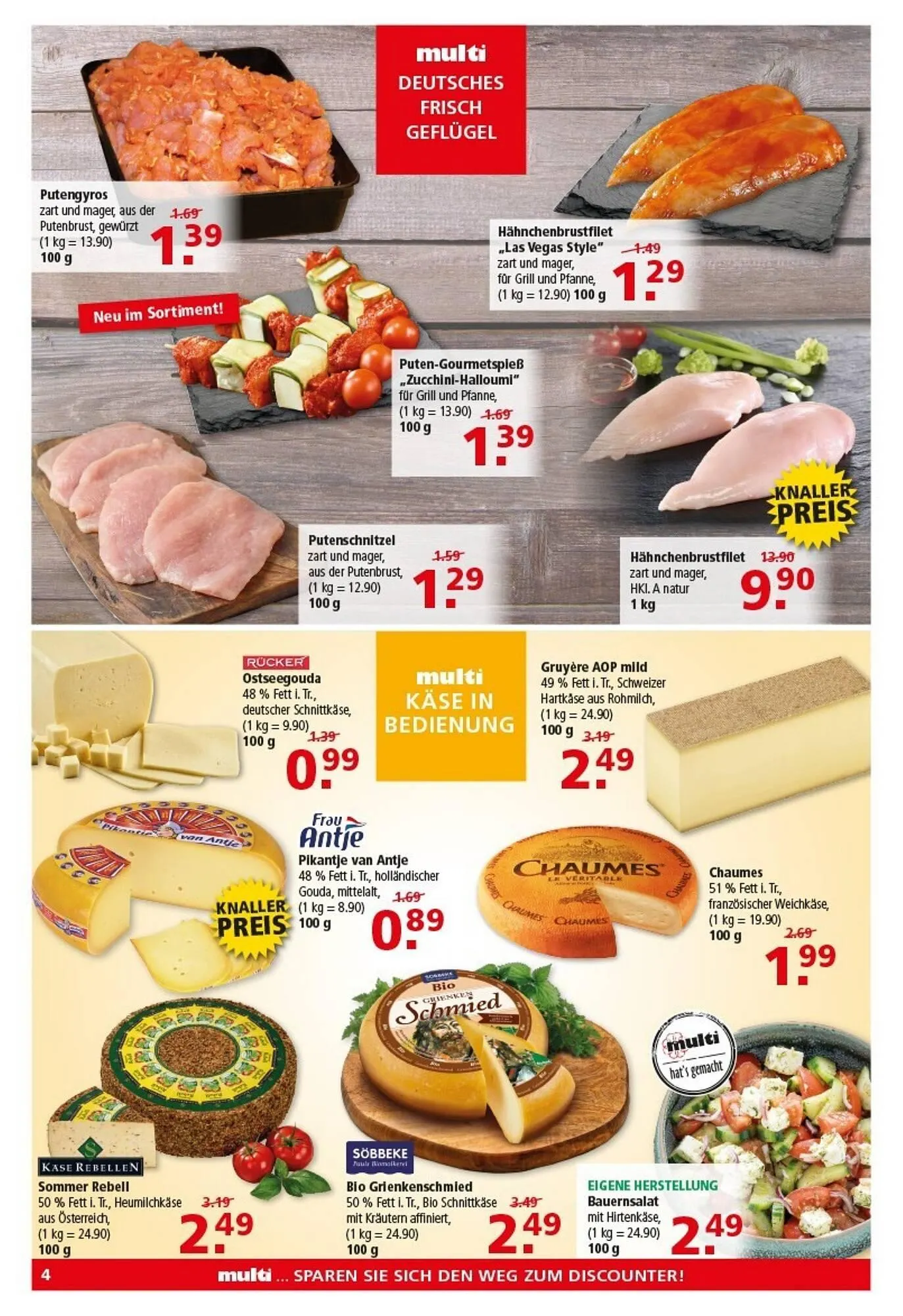 Multi Markt Prospekt von 28. Juli bis 2. August 2025 - Prospekt seite 4