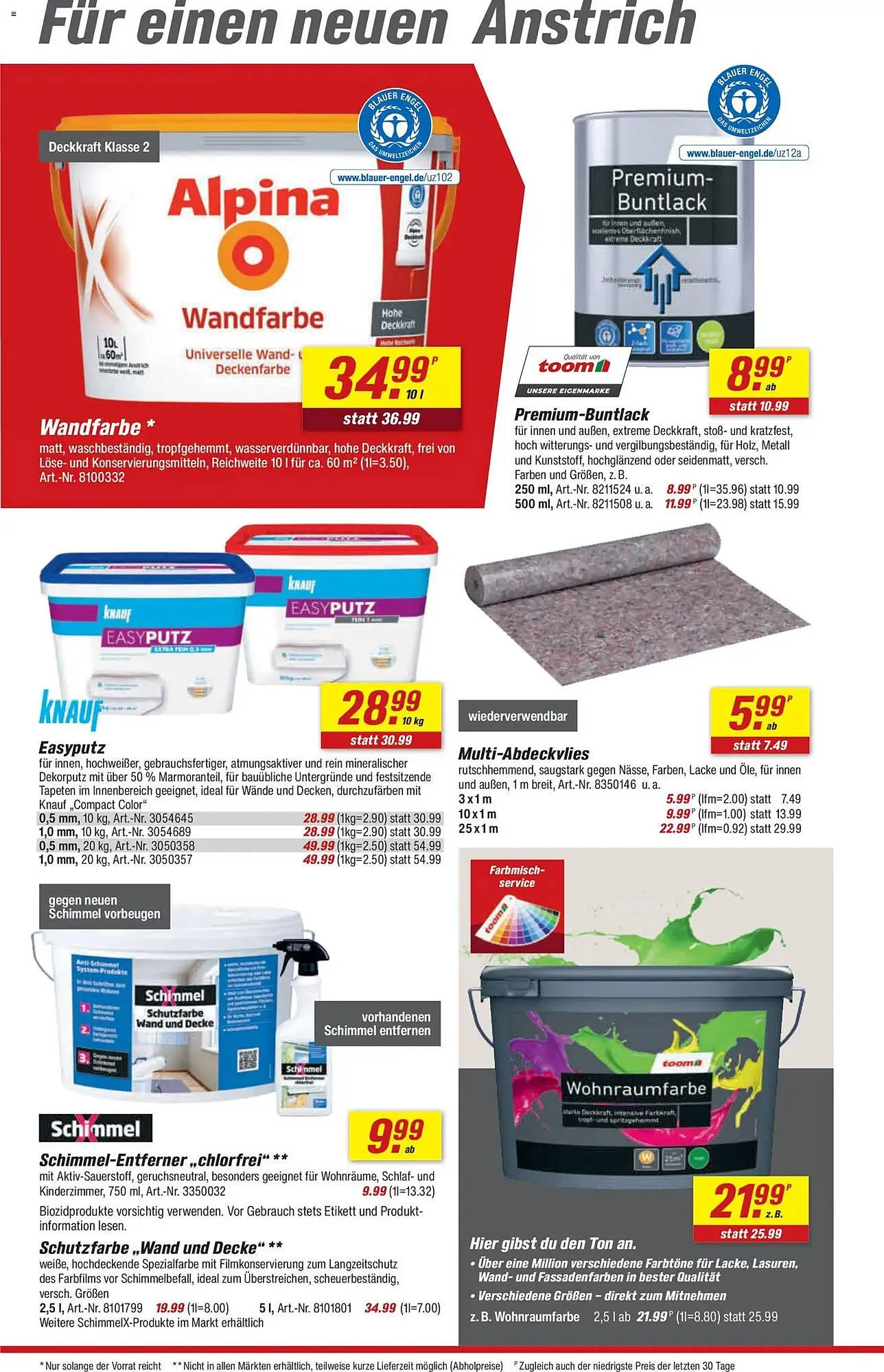 Toom Baumarkt Prospekt von 31. Januar bis 6. Februar 2026 - Prospekt seite 6