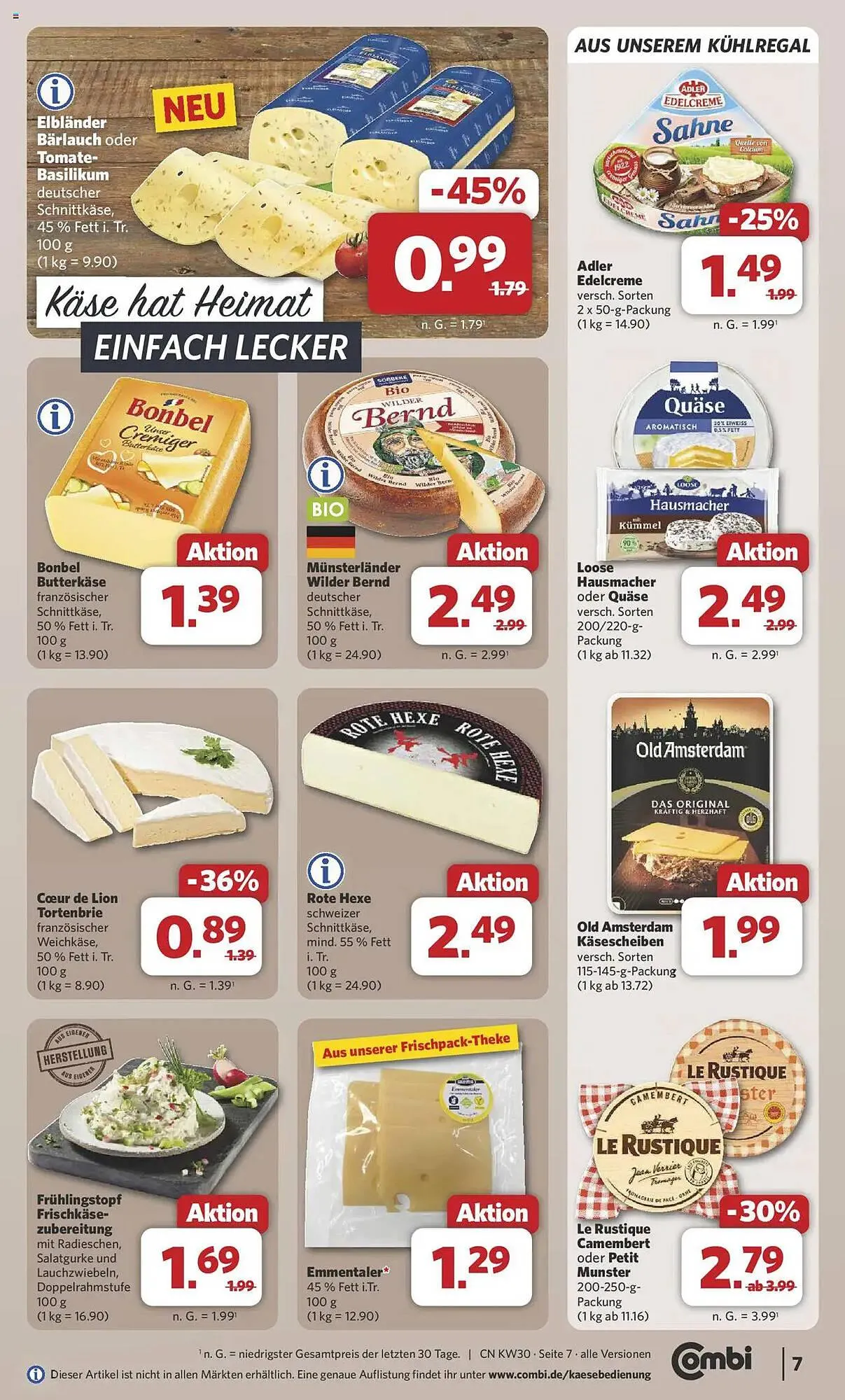 Combi Prospekt von 21. Juli bis 26. Juli 2025 - Prospekt seite 8