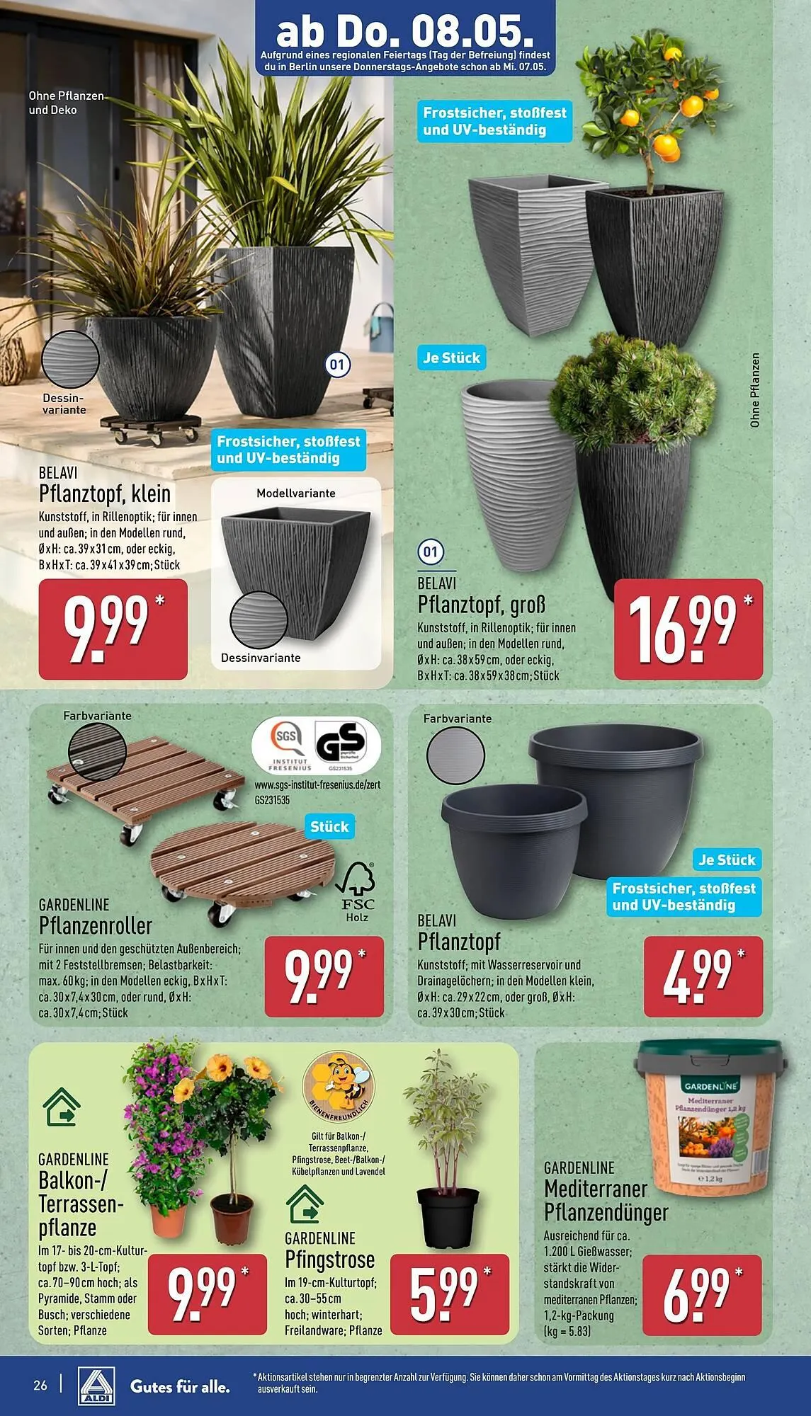 Aldi Nord Prospekt von 5. Mai bis 11. Mai 2025 - Prospekt seite 26