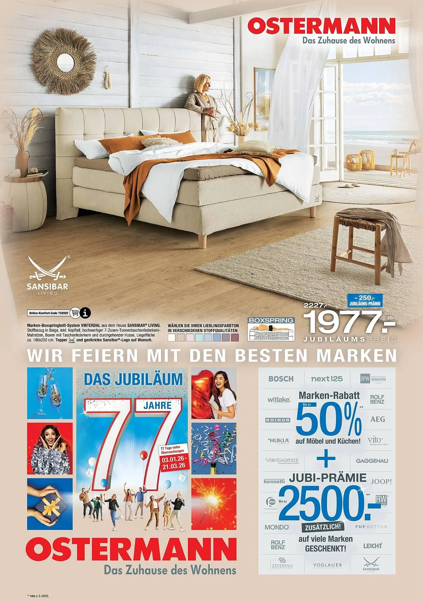 Ostermann Prospekt von 17. Januar bis 30. Januar 2026 - Prospekt seite 1