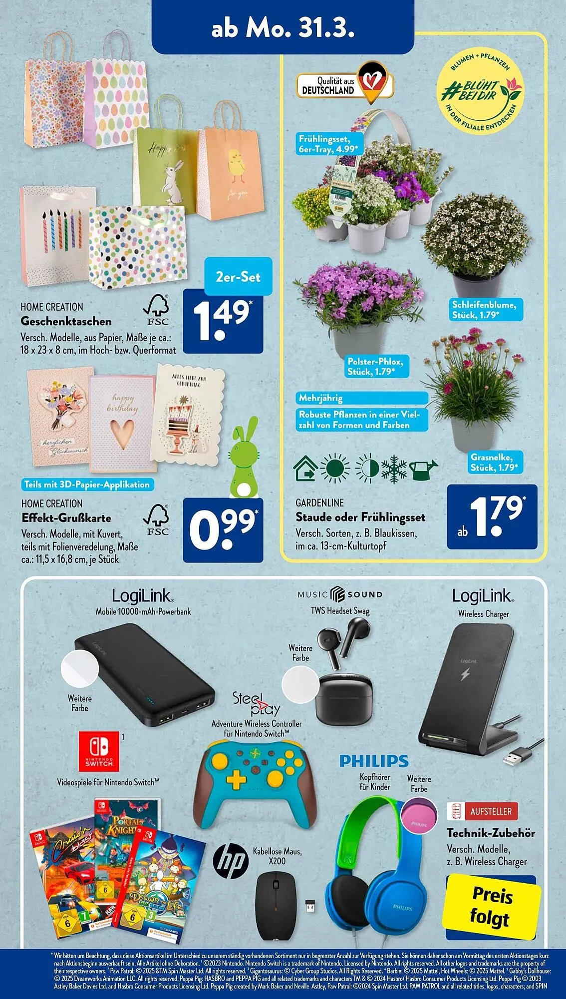 Aldi Süd Prospekt von 31. März bis 6. April 2025 - Prospekt seite 3